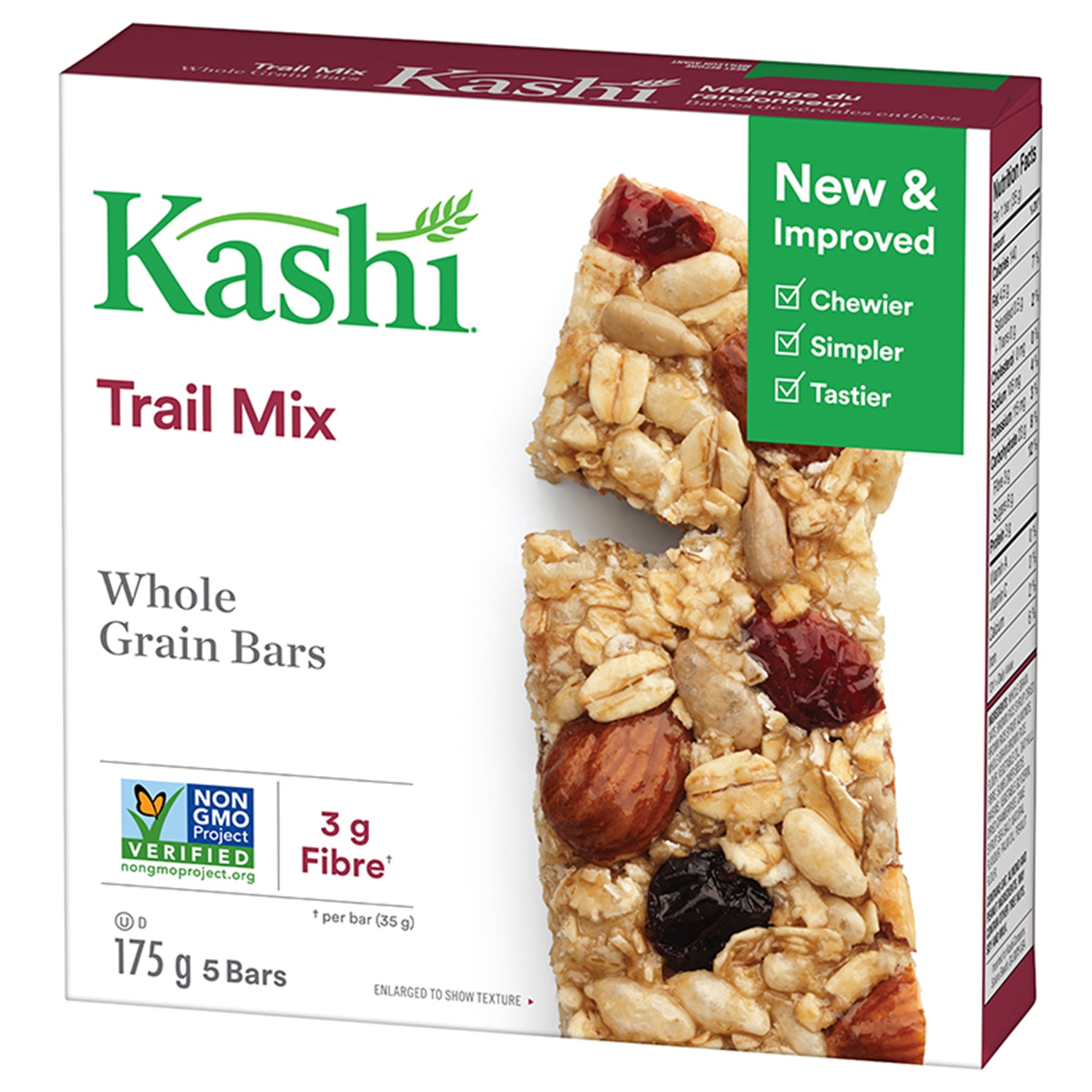 Kashi Whole Grain Bars, Trail Mix, 35 g, 5/BX Grand & Toy