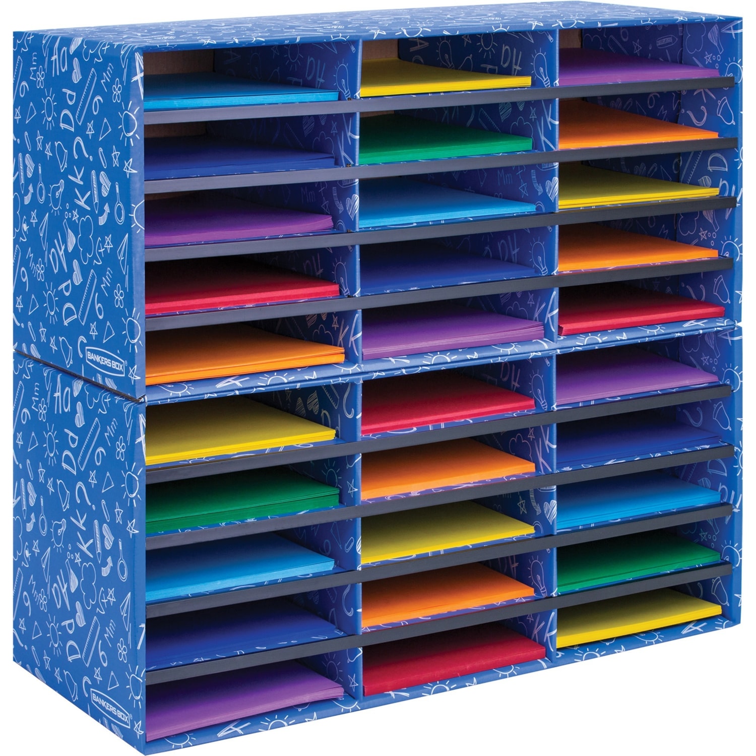Bankers Box Bankers Box Classroom 30 Compartment Literature Sorter, 1pk