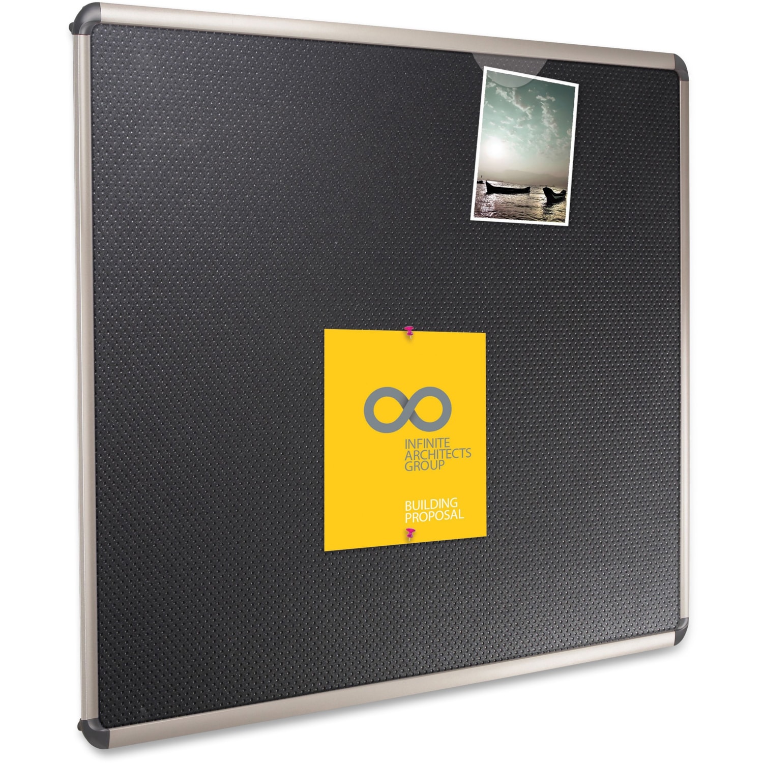 Quartet Prestige® Embossed Foam Bulletin Board Grand & Toy