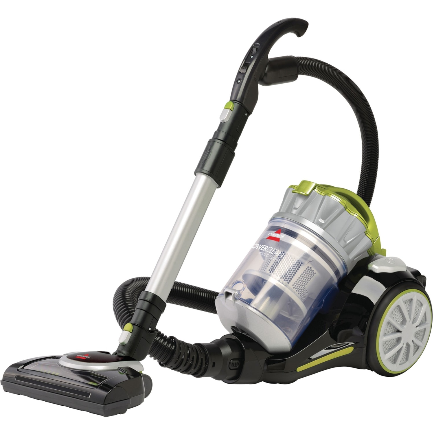 Bissell Powerclean Multi Cyclonic Canister Vacuum W Motorized Power