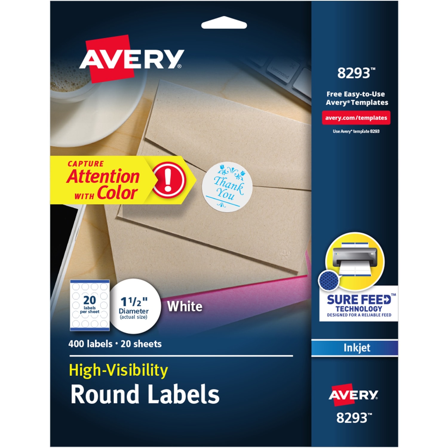 Avery round label grand toy