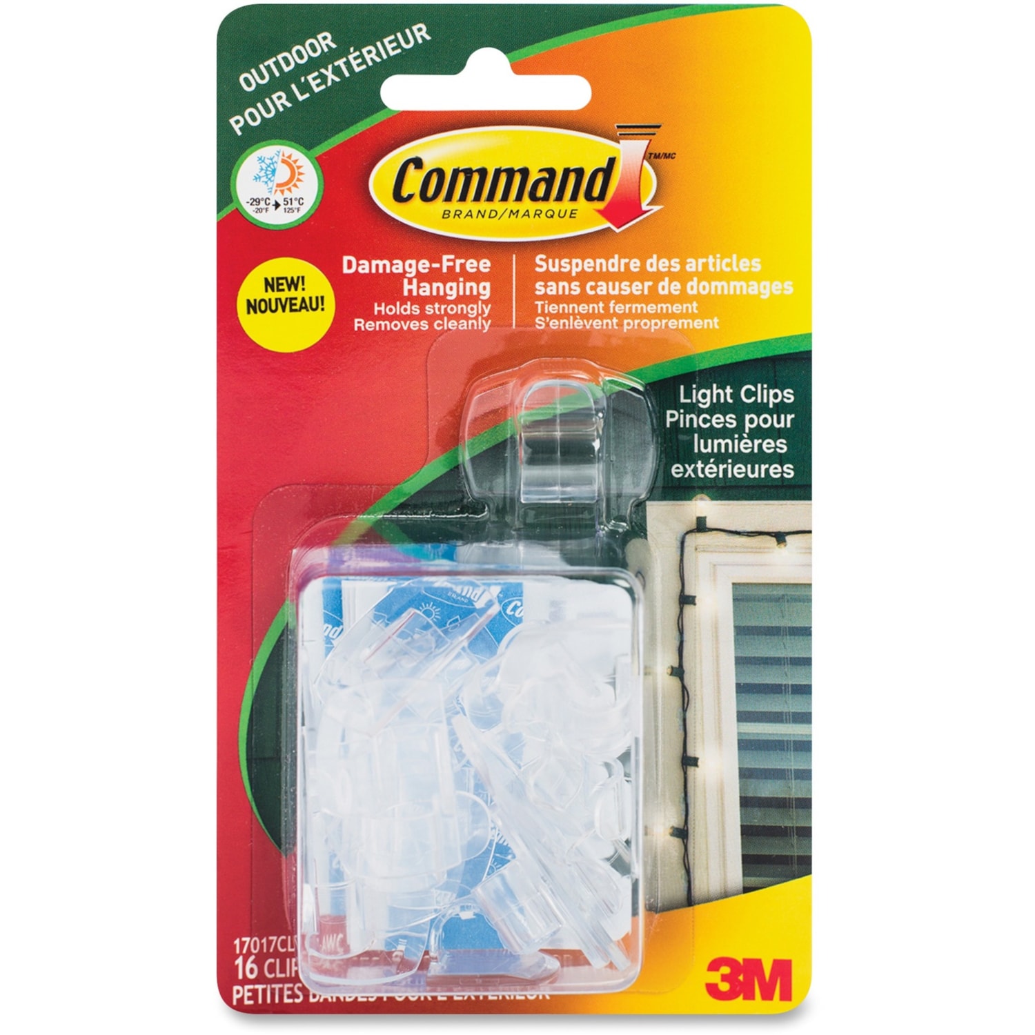 Command Outdoor Light Clips Grand & Toy