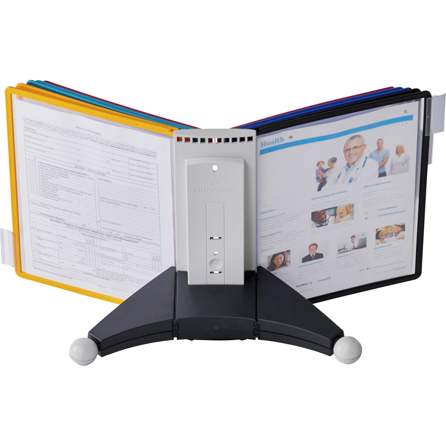 DURABLE Sherpa Desk Reference System Grand & Toy