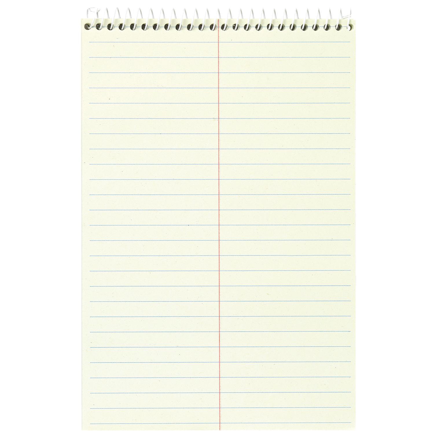 Office Depot Steno Books, Green Tint with Gregg Ruled, 6" x 9", 70