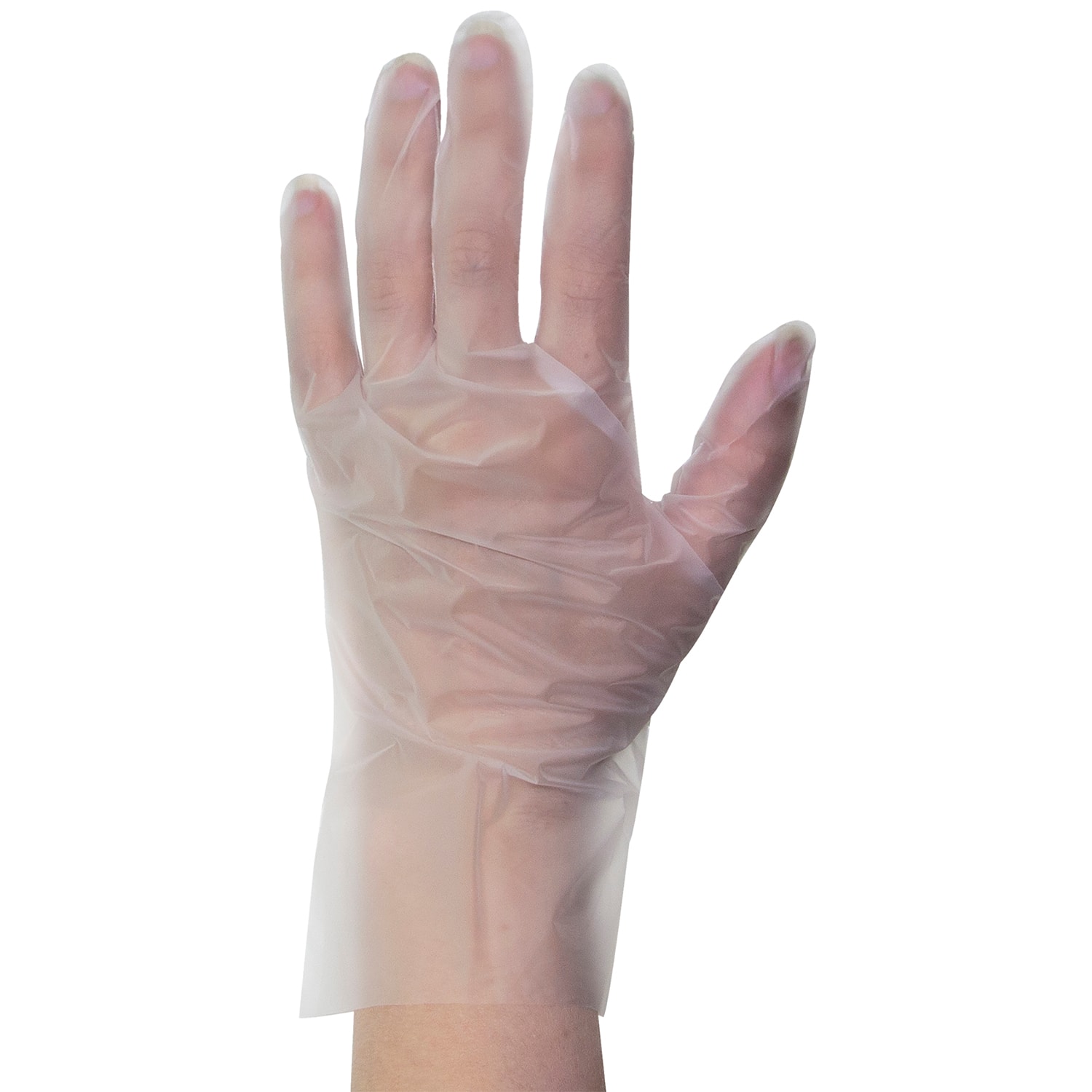 HOSPECO ProWorks® Stretch Polyethylene Disposable Gloves, PowderFree