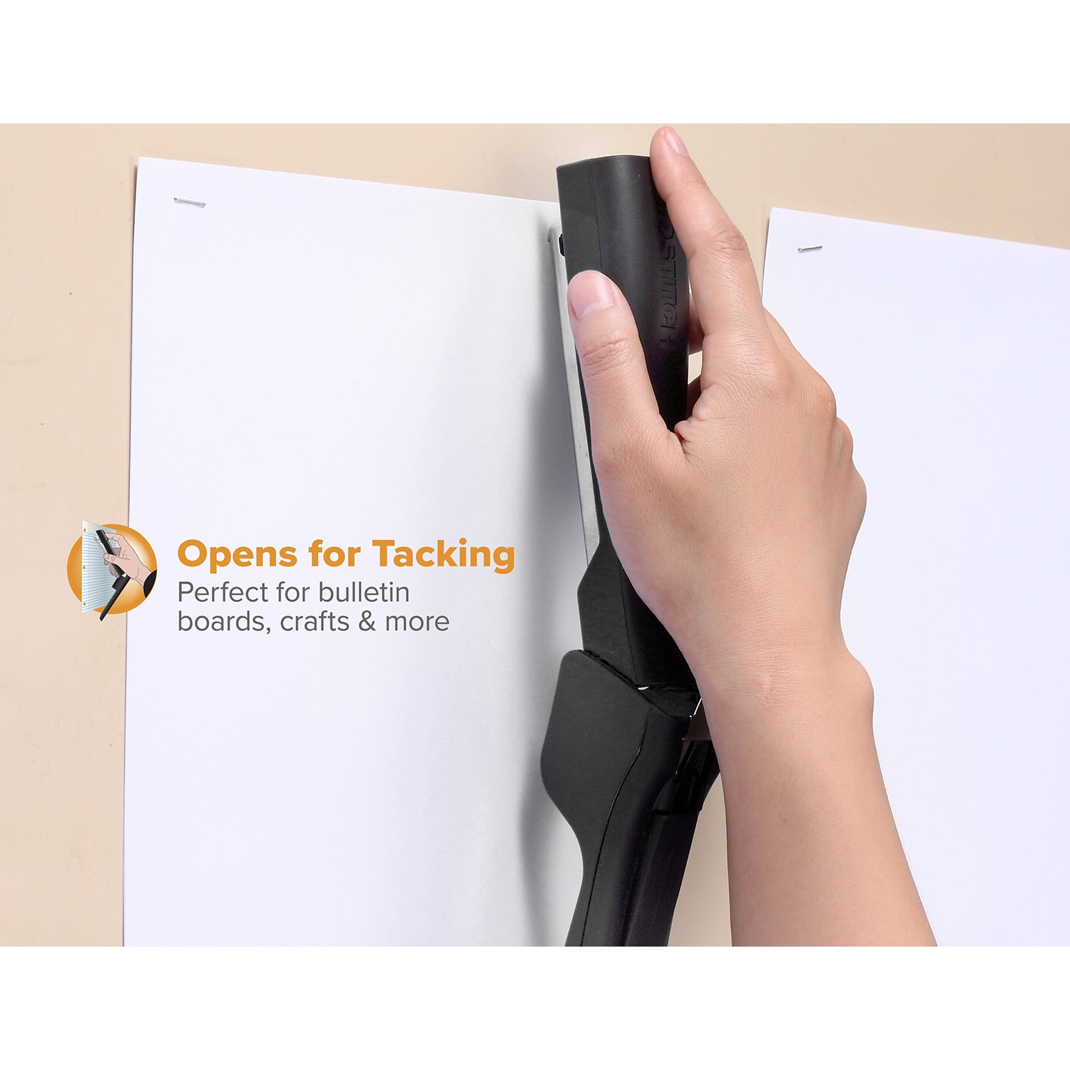 Bostitch Dynamo StandUp Stapler with Integrated Staple Remover and