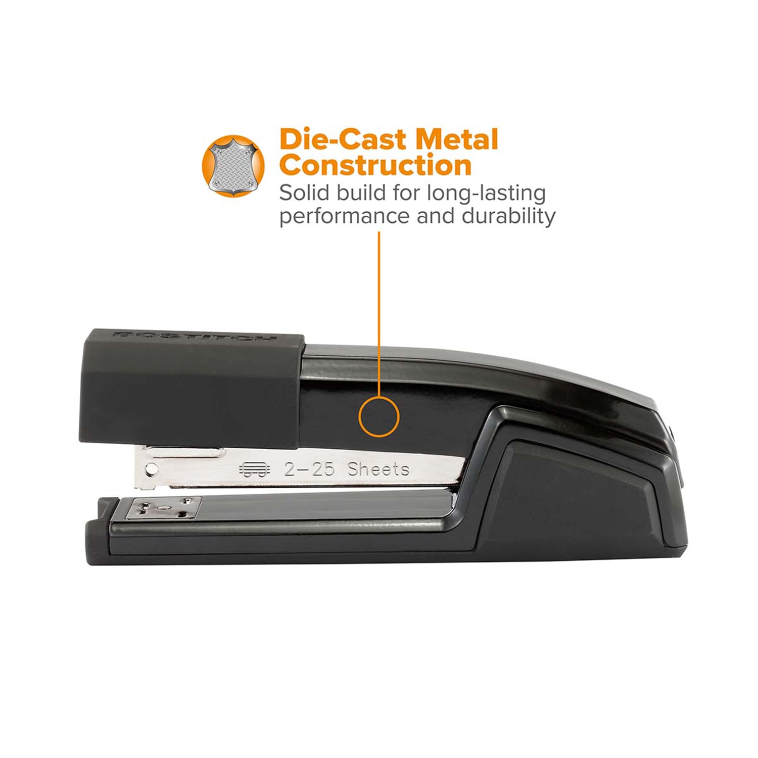 Bostitch Epic Antimicrobial 3in1 Stapler with Integrated Remover and
