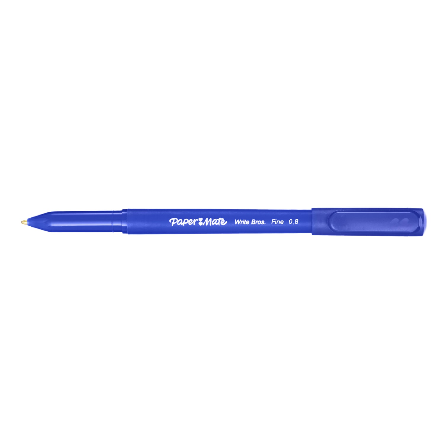 Paper Mate Write Bros Ballpoint Pens, Blue, Fine Point 0.8 mm, 12/BX Grand & Toy