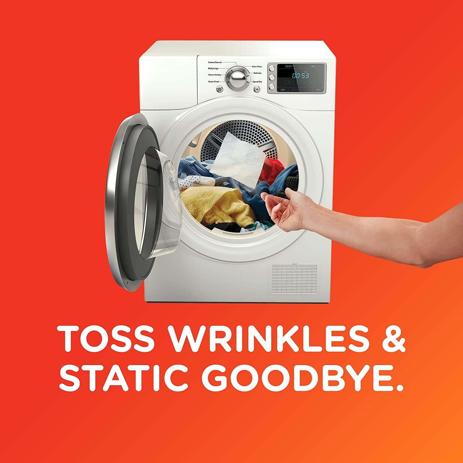 Bounce Free and Gentle Fabric Softener Dryer Sheets, ScentFree, 200