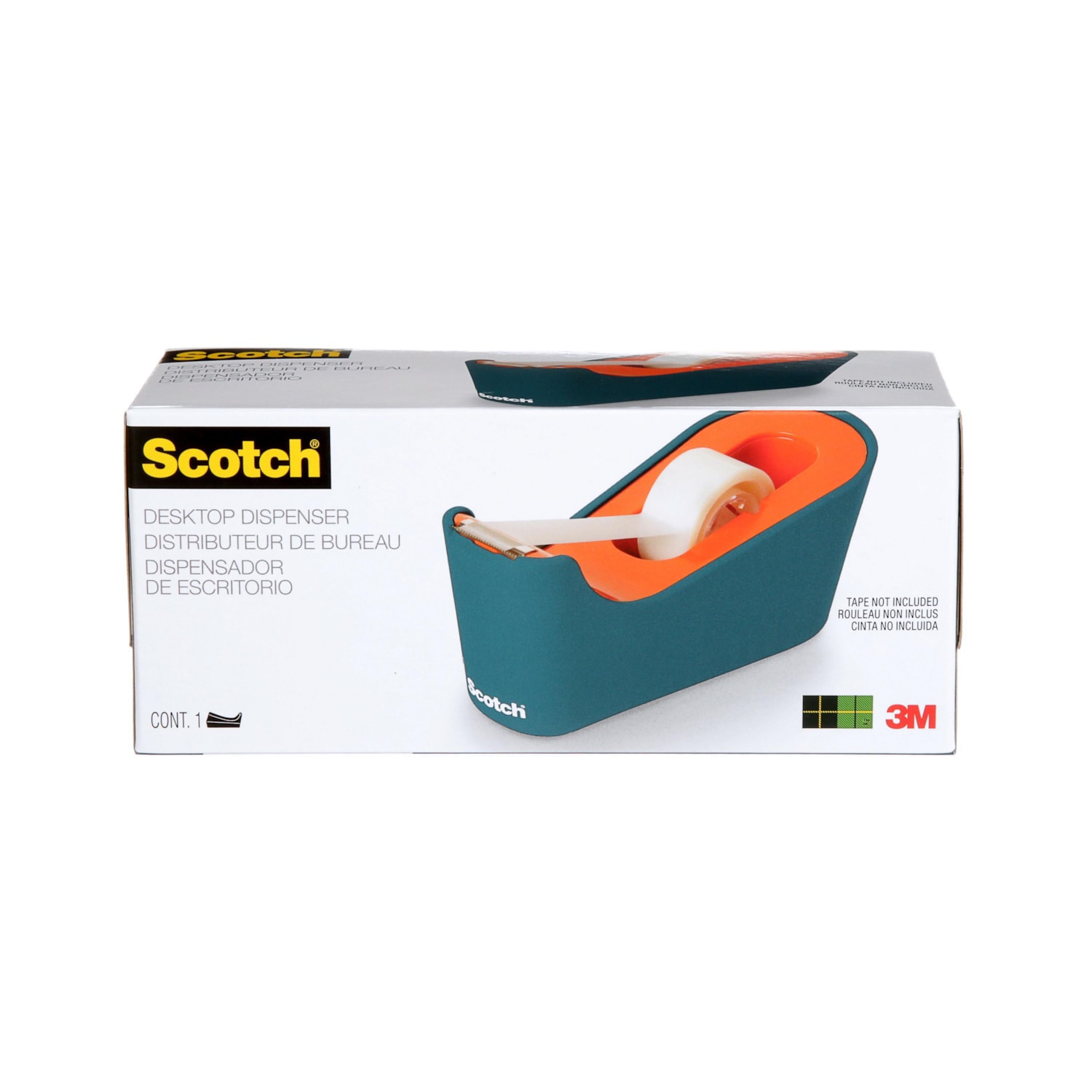 Scotch® C18 Desktop Tape Dispenser, Sea Blue Grand & Toy