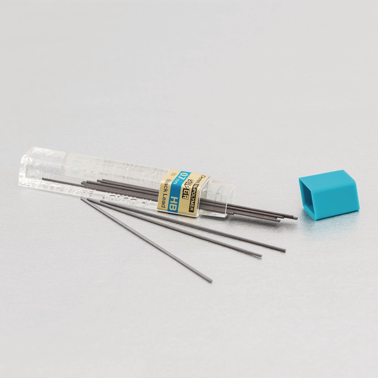 Mines De Rechange Pentel Super Polymer, Lot De 6, Diamètre 0,5 Mm, Dureté HB, Pour Porte-mines Standard