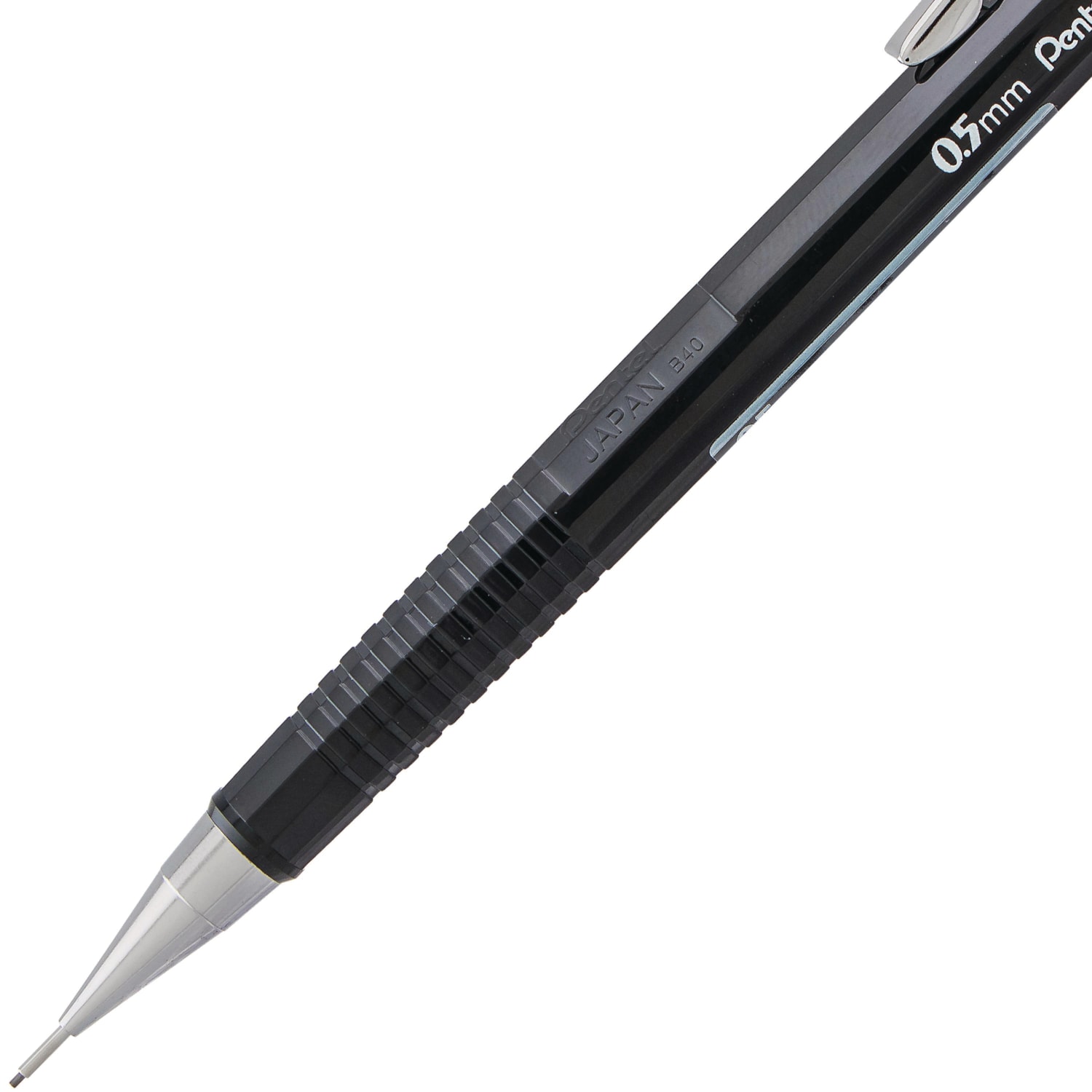 Pentel Sharp Mechanical Drafting Pencil, 0.5 mm, Black Barrel