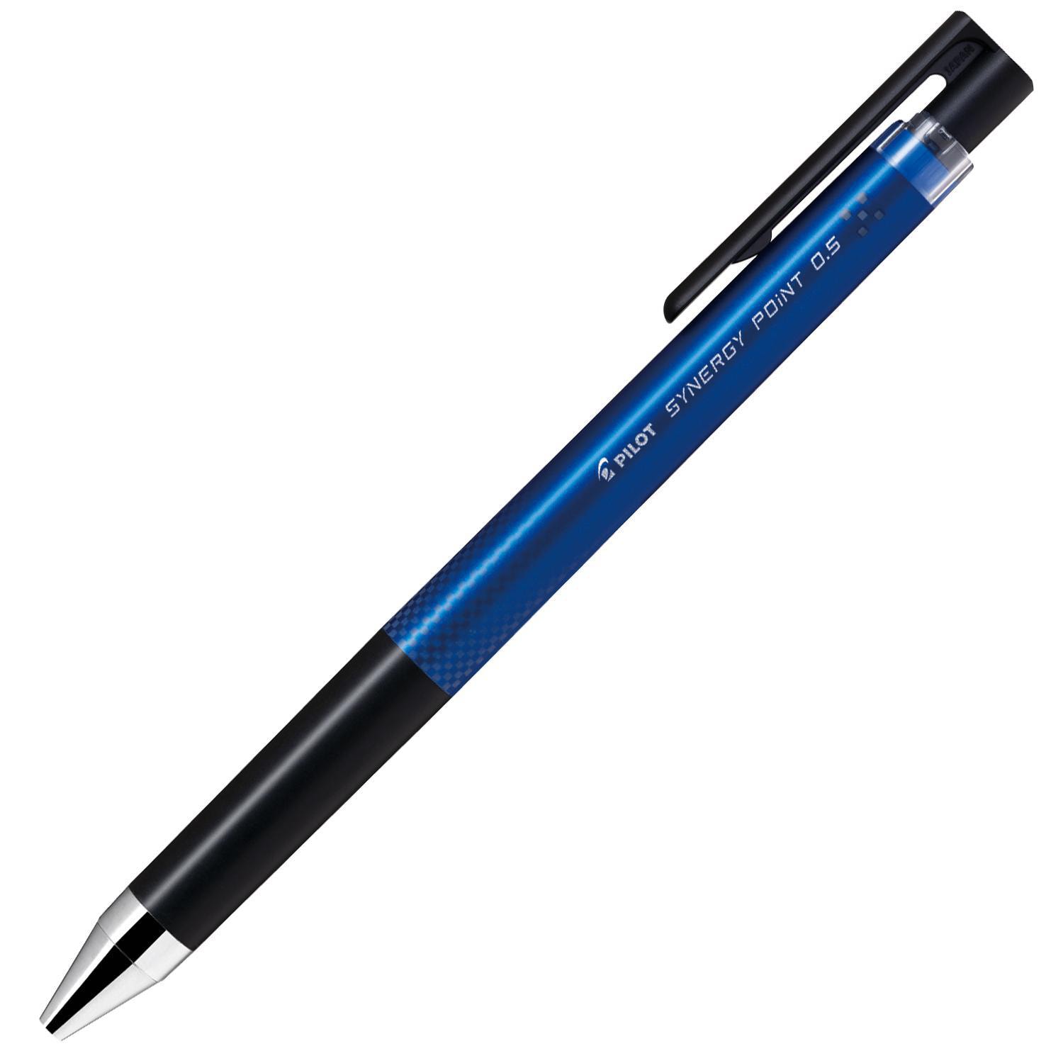Pilot Synergy Point Rollerball Pen, Blue, Extra Fine 0.5 mm, Box of 12
