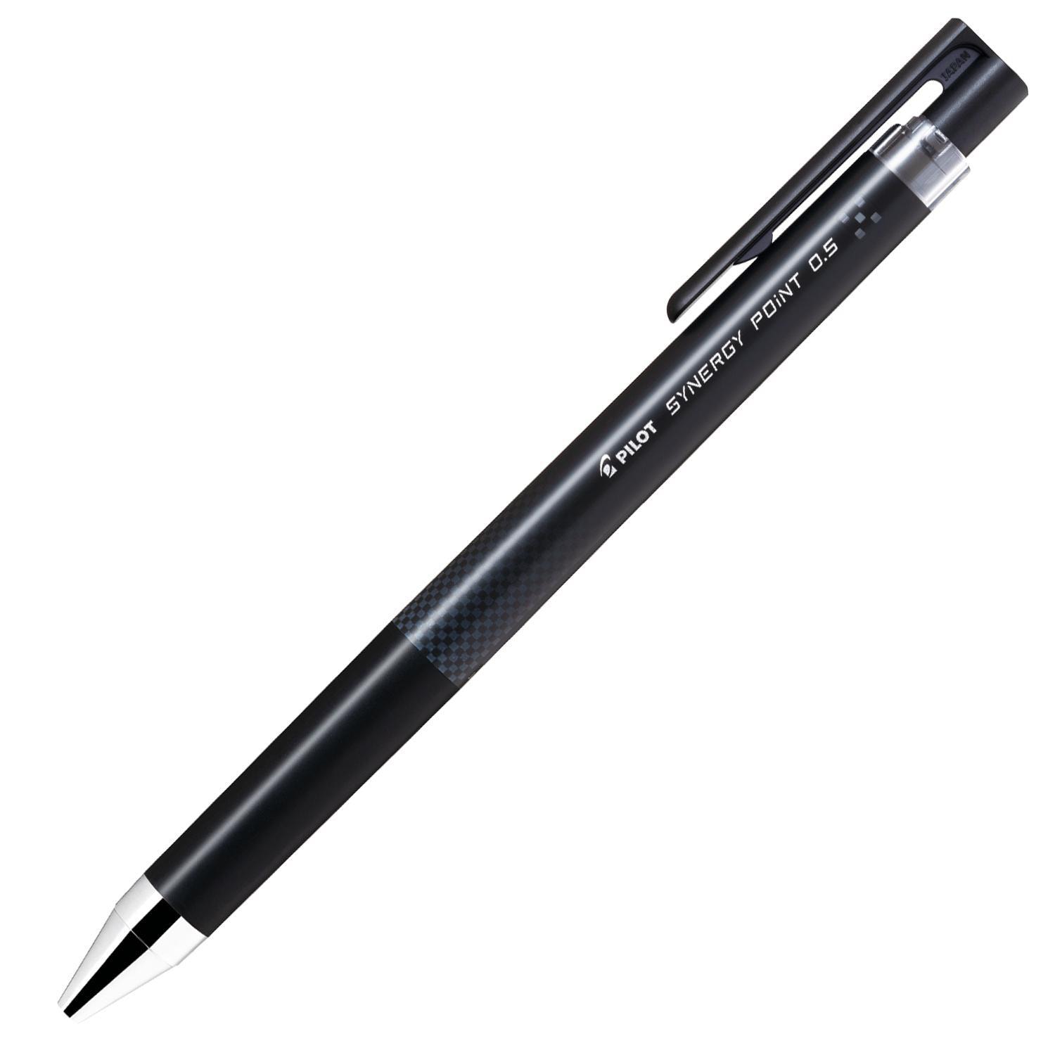 Pilot Synergy Point Rollerball Pen, Black, Extra Fine 0.5 mm, Box of 12
