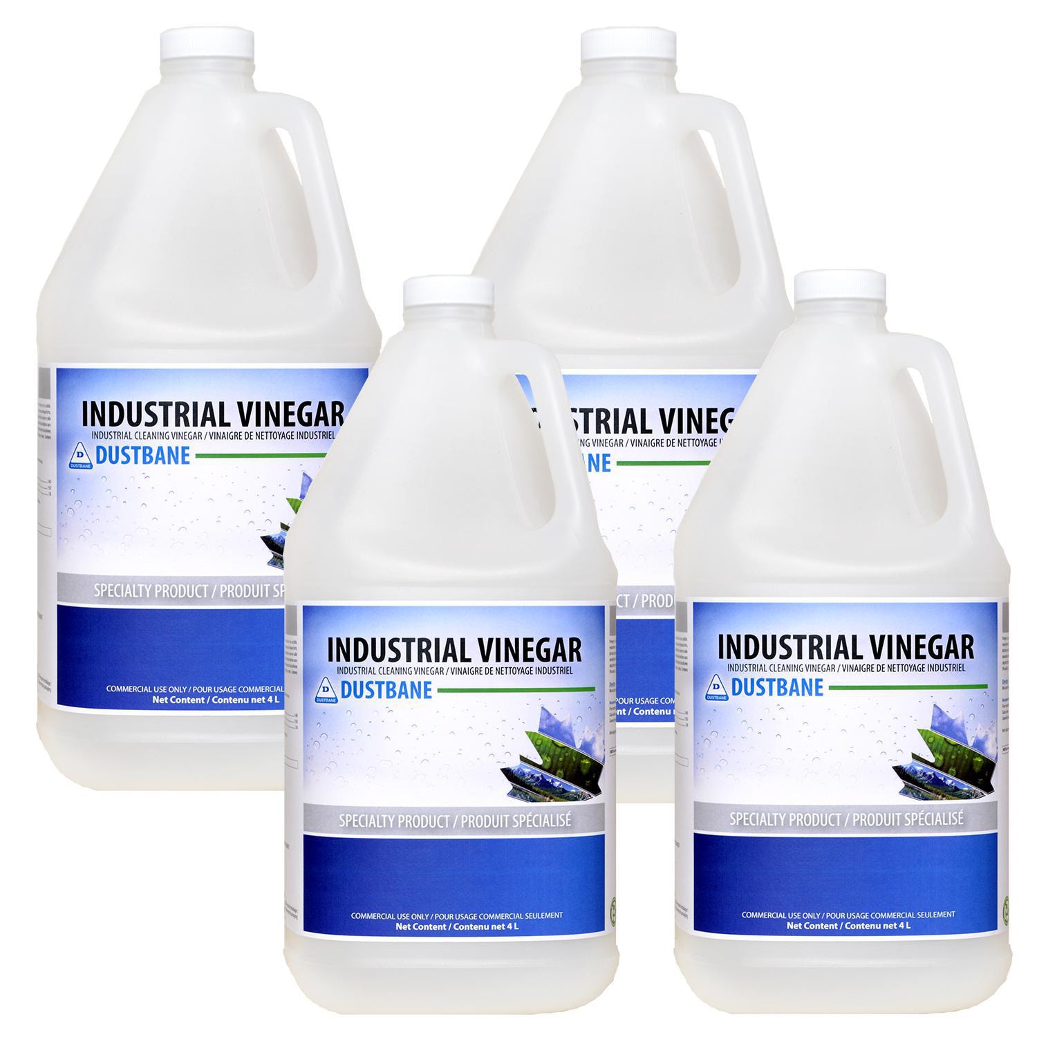 Dustbane Industrial Cleaning Vinegar, 4 L, Carton of 4 Grand & Toy