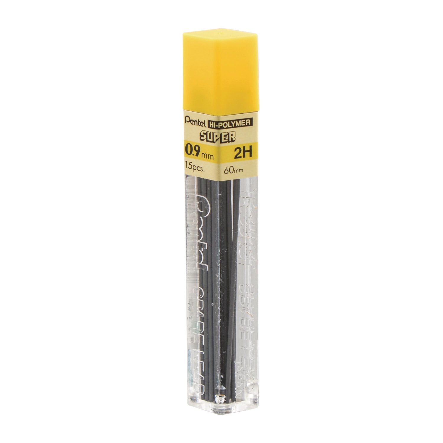 Pentel Super HiPolymer Lead Refills for Mechanical Pencils, 2H Grade