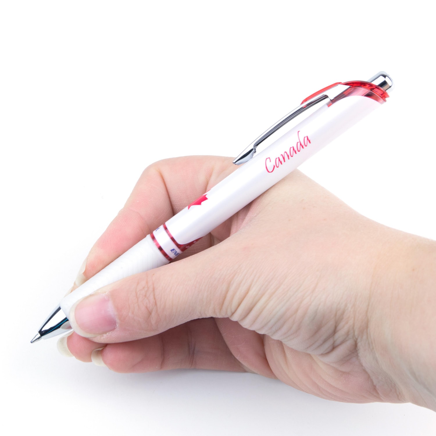 Pentel EnerGel Canadian Barrel Design 3 Retractable Liquid Gel