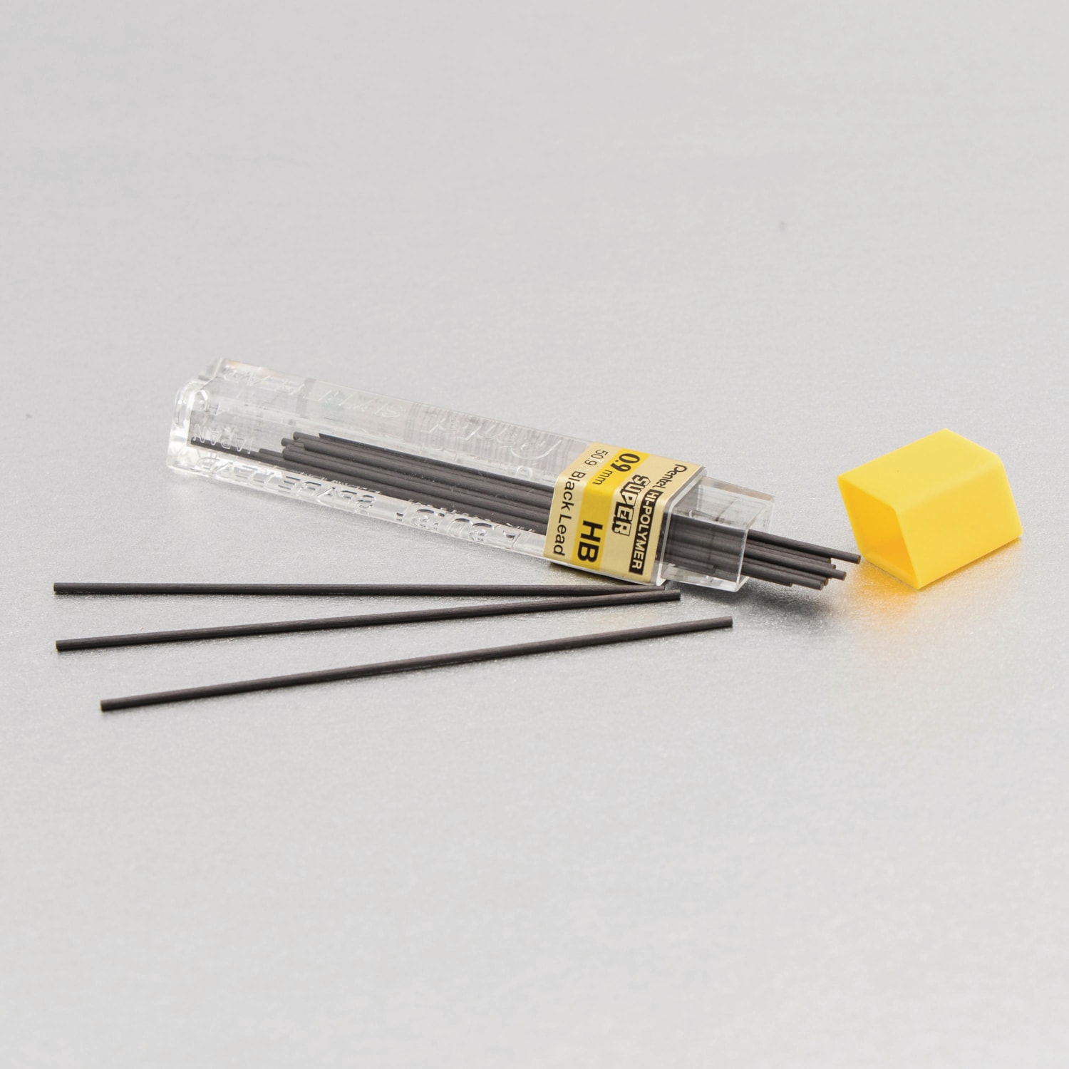 Pentel Super HiPolymer Lead Refills for Mechanical Pencils, HB Grade