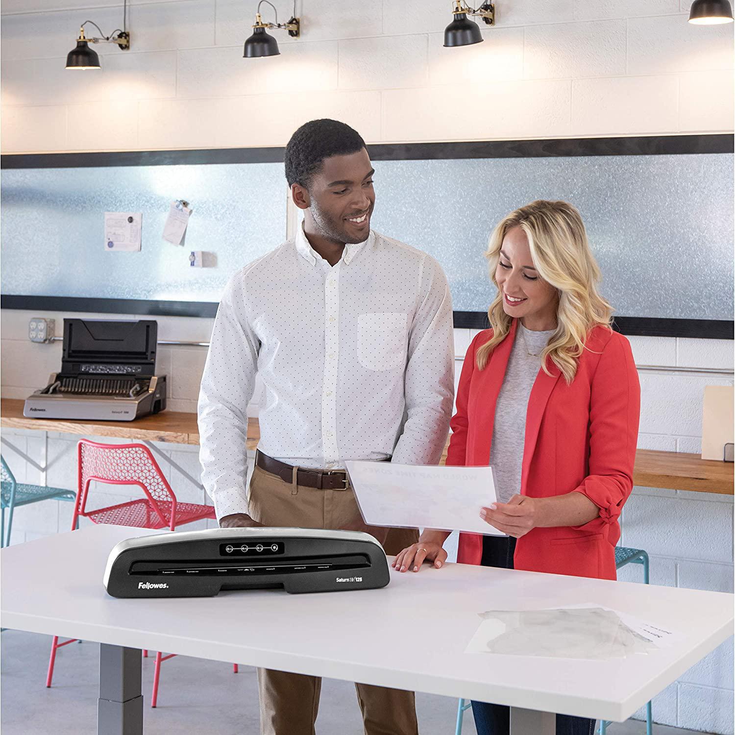 Fellowes Saturn 3i 125 Laminator with Pouch Starter Kit Grand & Toy