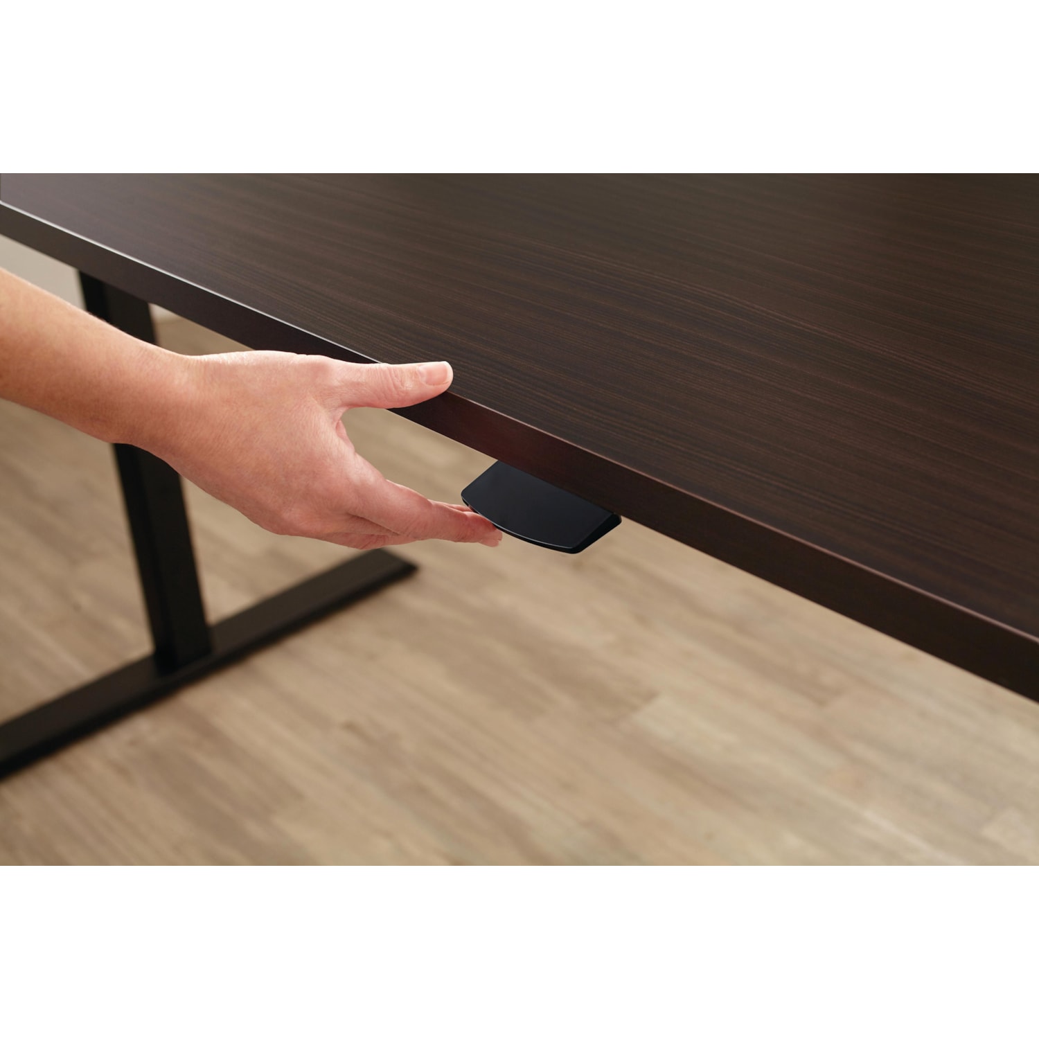 Realspace® Magellan 60" Pneumatic HeightAdjustable Standing Desk
