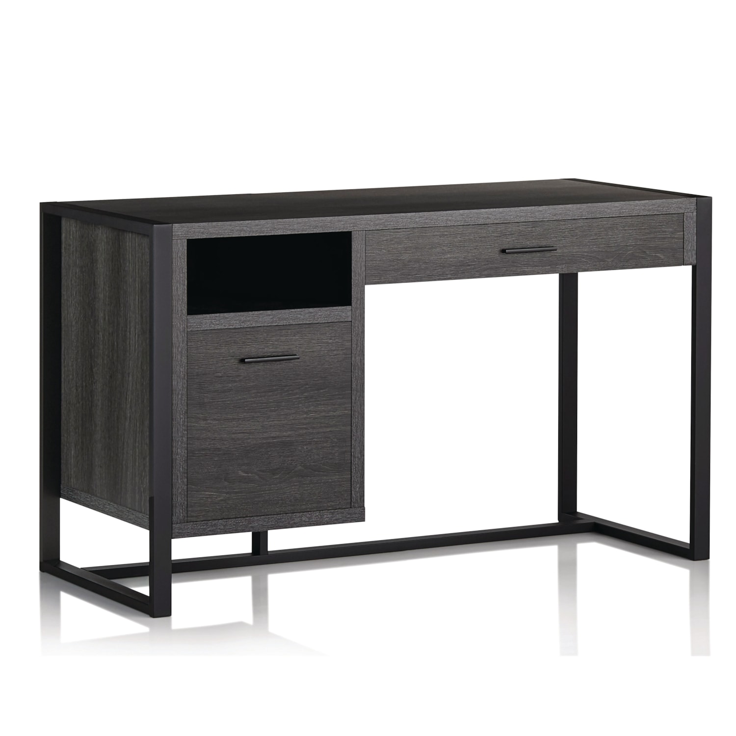 Realspace® DeJori 51" Writing Desk, Charcoal Grand & Toy