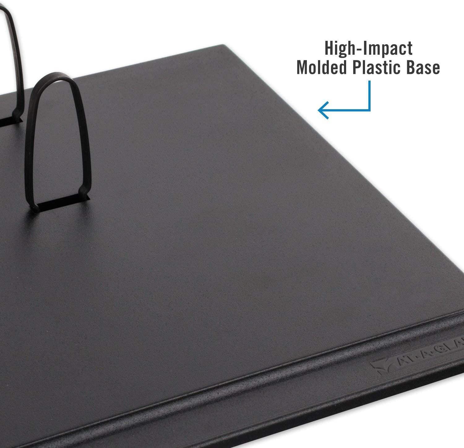 AtAGlance 17Style Loose Leaf Desk Calendar Base, Black Grand & Toy
