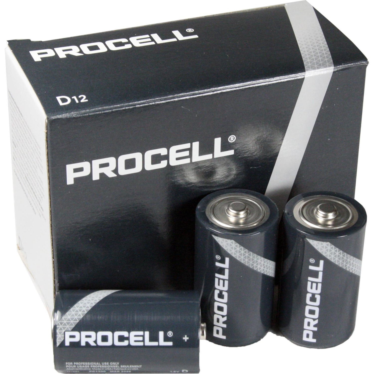 Duracell Procell Professional "D" Alkaline Batteries, Box of 12 | Grand ...