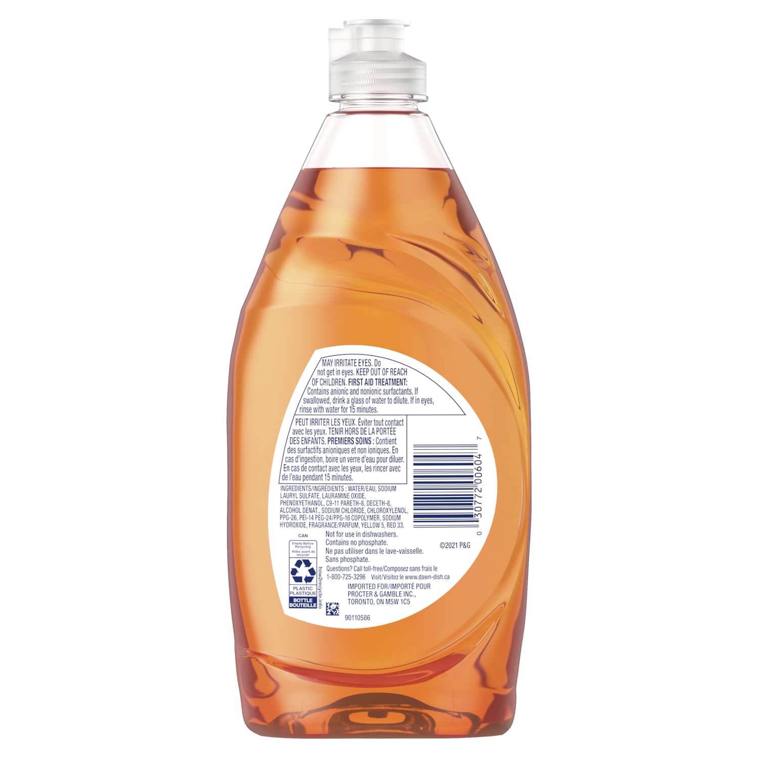 Dawn Ultra Antibacterial, Orange Scent, 473 mL Grand & Toy