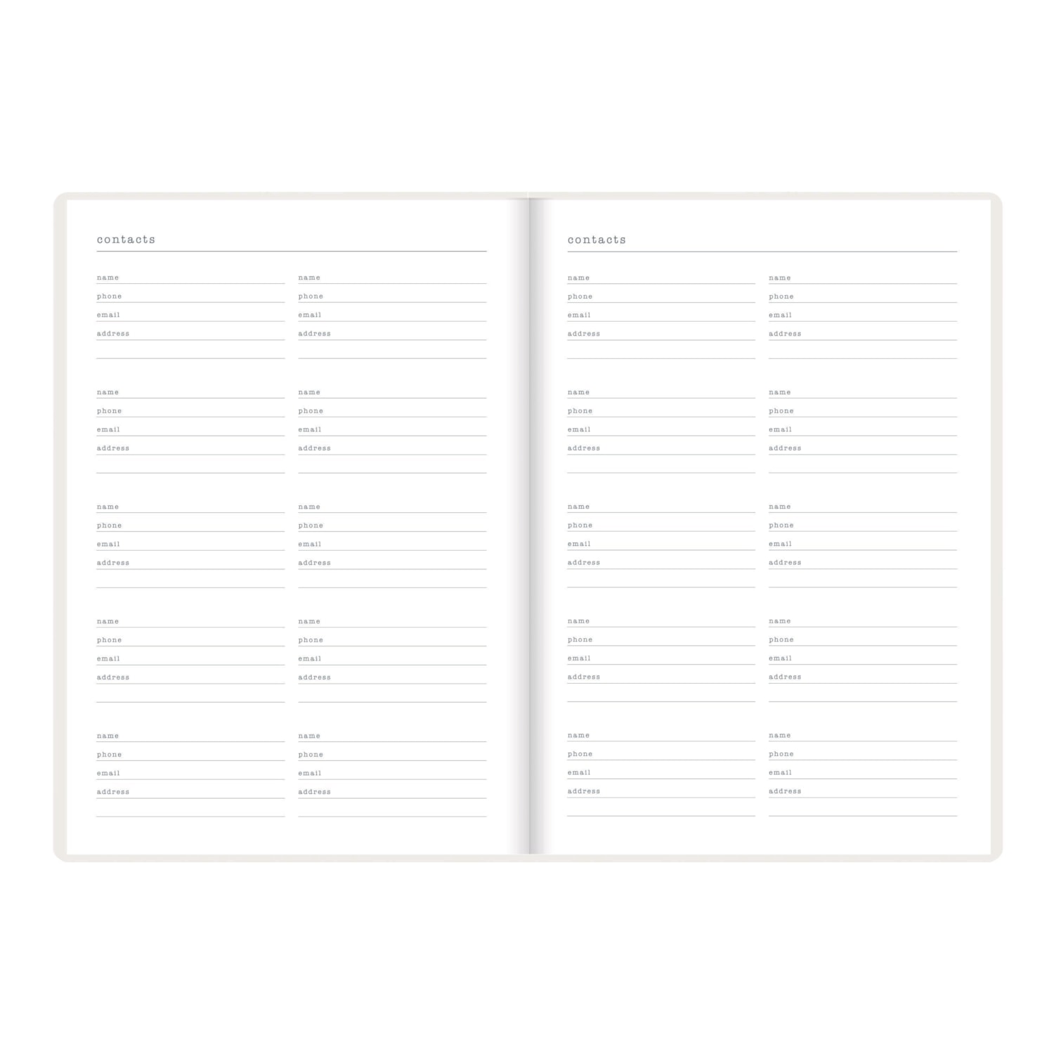 Letts Inspire Weekly/Monthly Planner, White, 81/4" x 57/8", January
