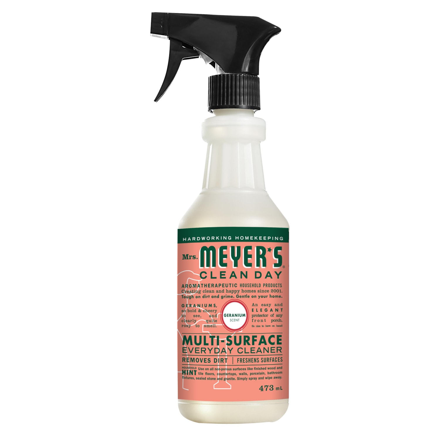 Mrs. Meyer's® Geranium MultiSurface Cleaner, Pink, 473 mL Grand & Toy