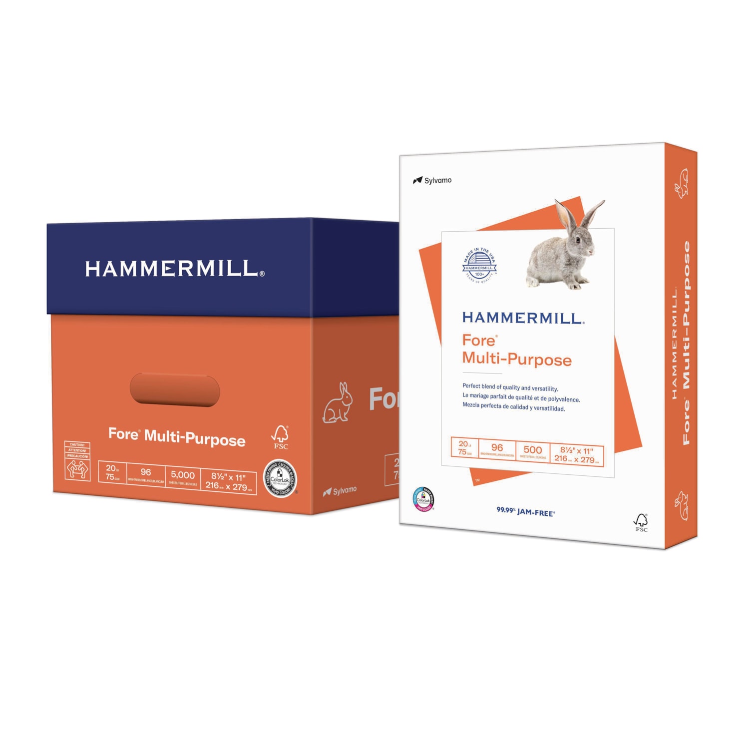 Hammermill Fore MultiPurpose Paper, Letter Size (81/2" x 11"), 20 lb