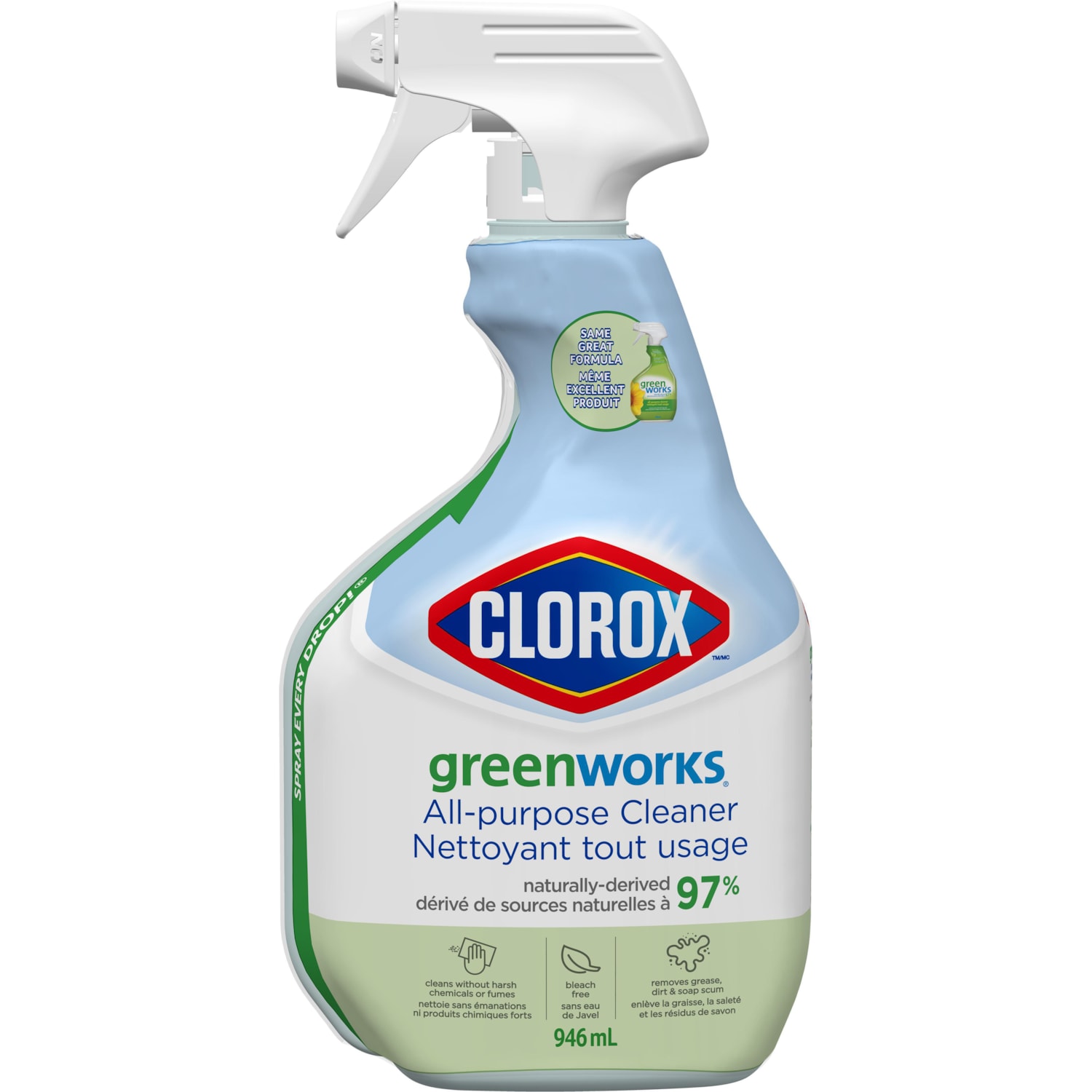 Clorox Green Works AllPurpose Cleaner, 946 mL Grand & Toy