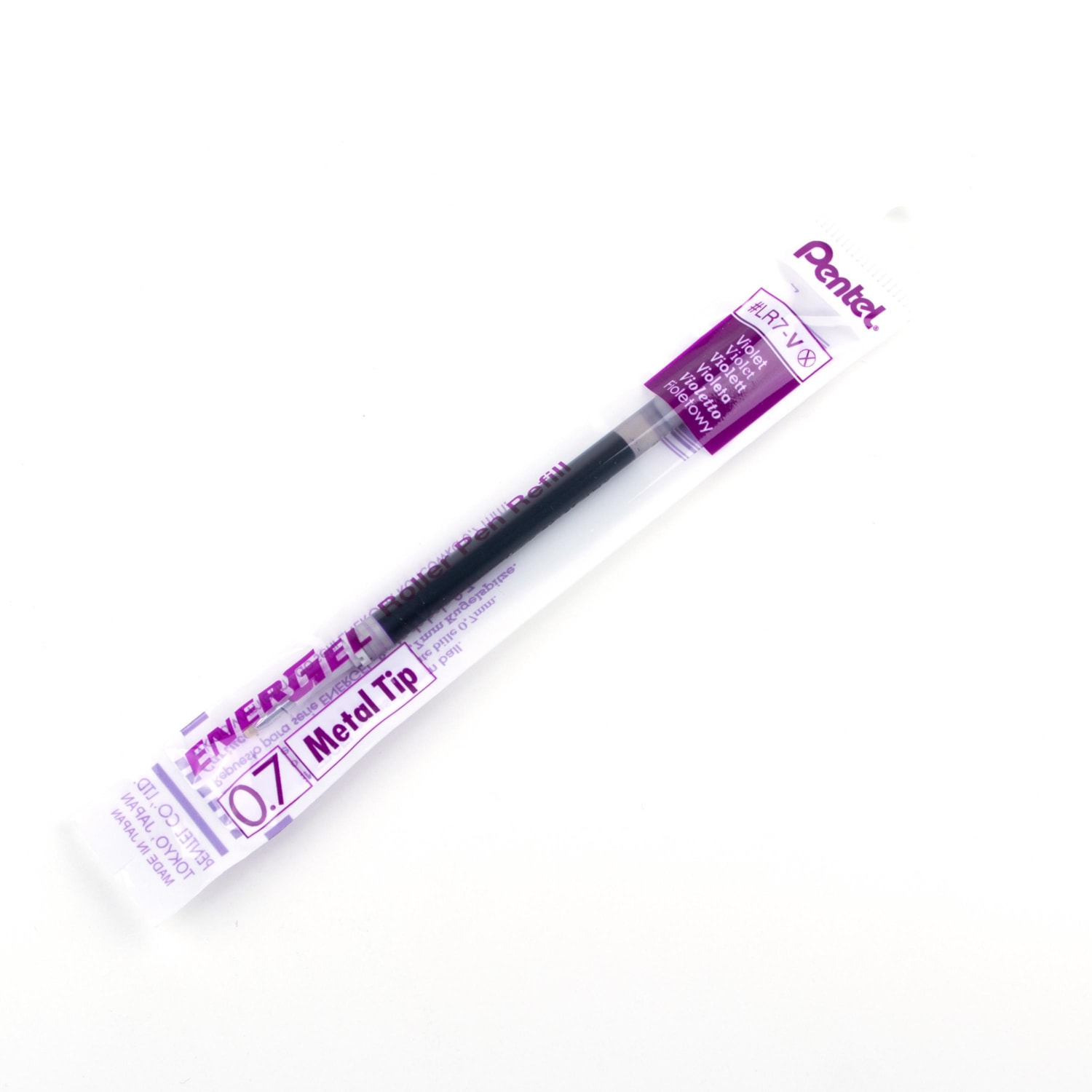 Pentel EnerGel Gel Pen Refill, Violet, 0.7 mm Grand & Toy