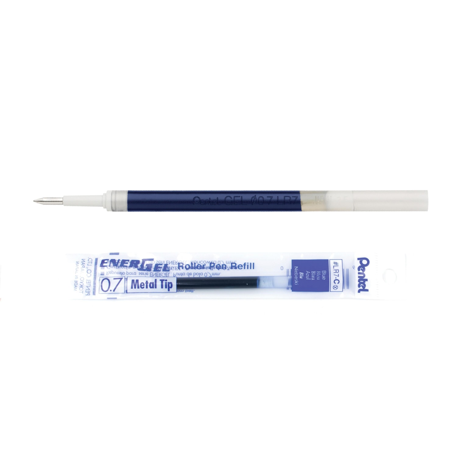 Pentel EnerGel 0.7 mm Gel Pen Refill, Blue Grand & Toy