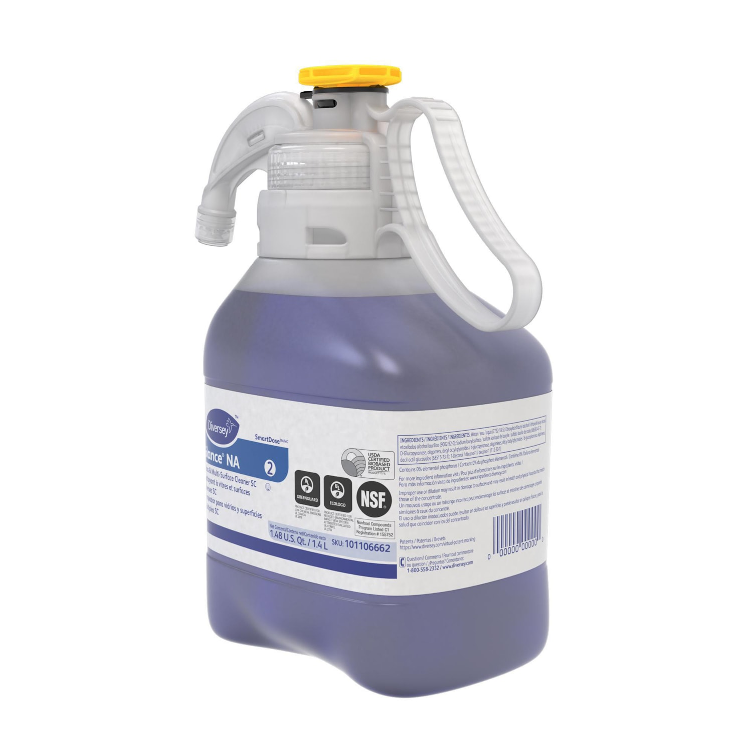 Diversey Glance® NA Glass & MultiSurface Cleaner Super Concentrated, 1