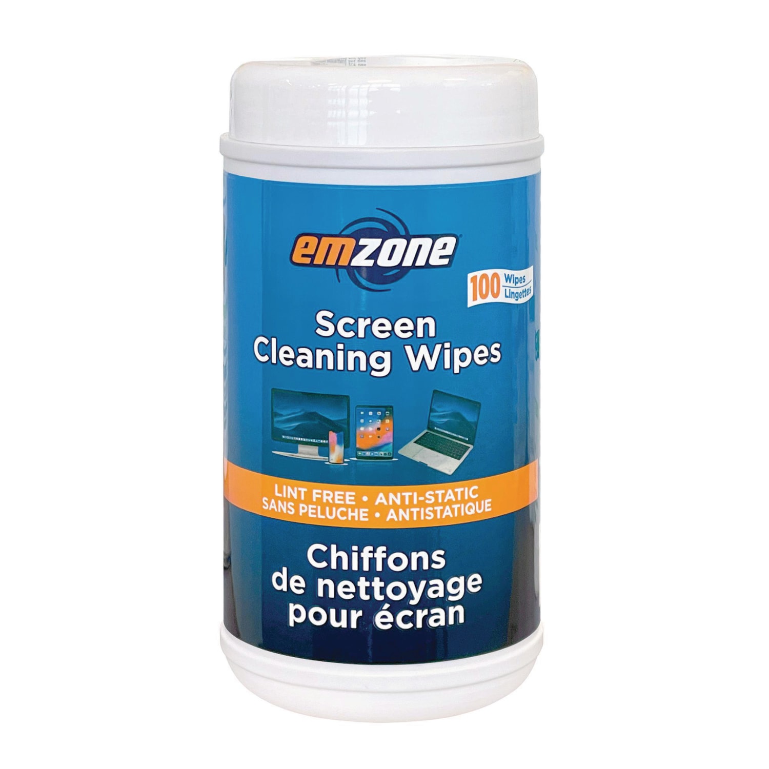 Emzone LCD Screen Cleaning Wipes (tub) Grand & Toy
