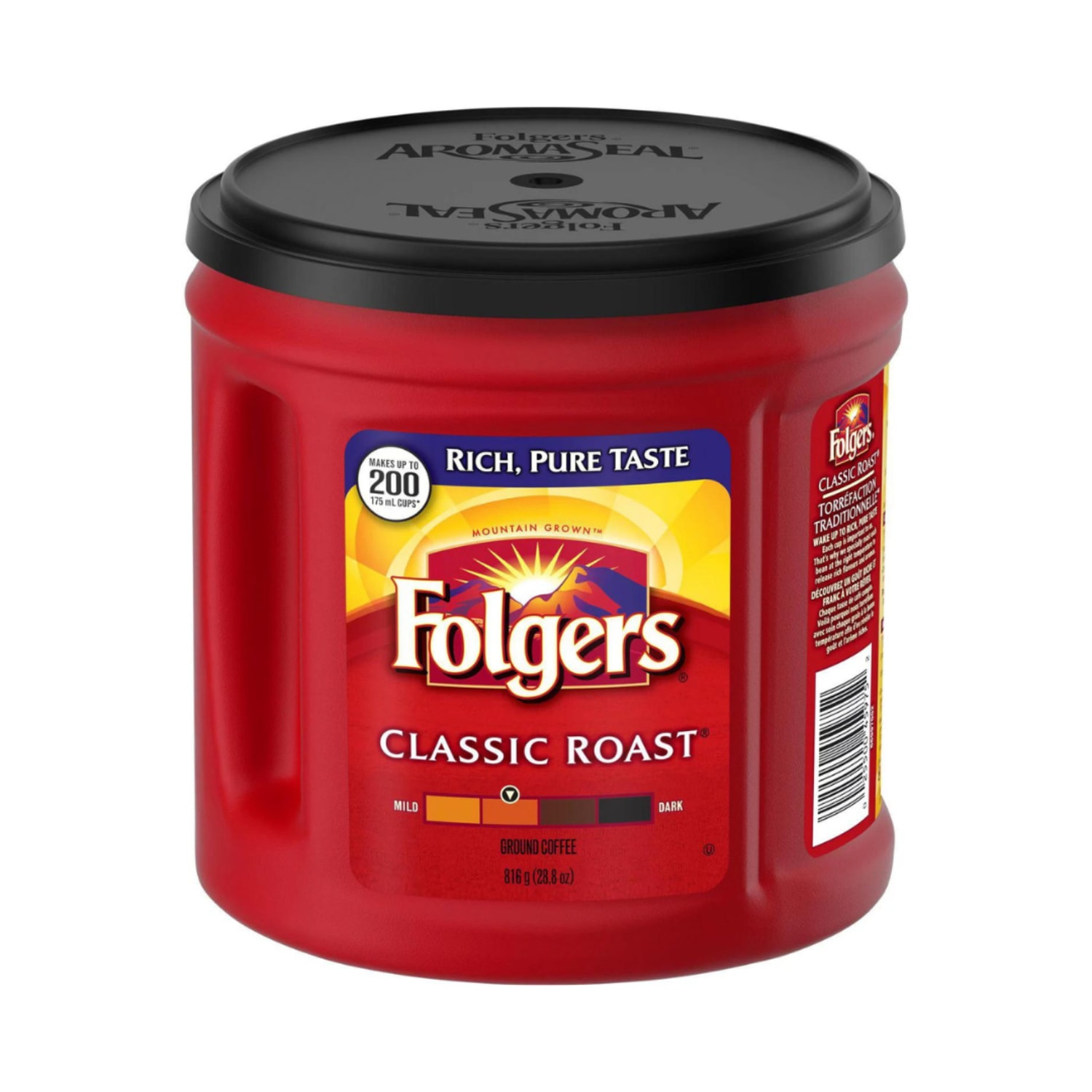 Folgers Classic Roast Ground Coffee, 816 g Grand & Toy