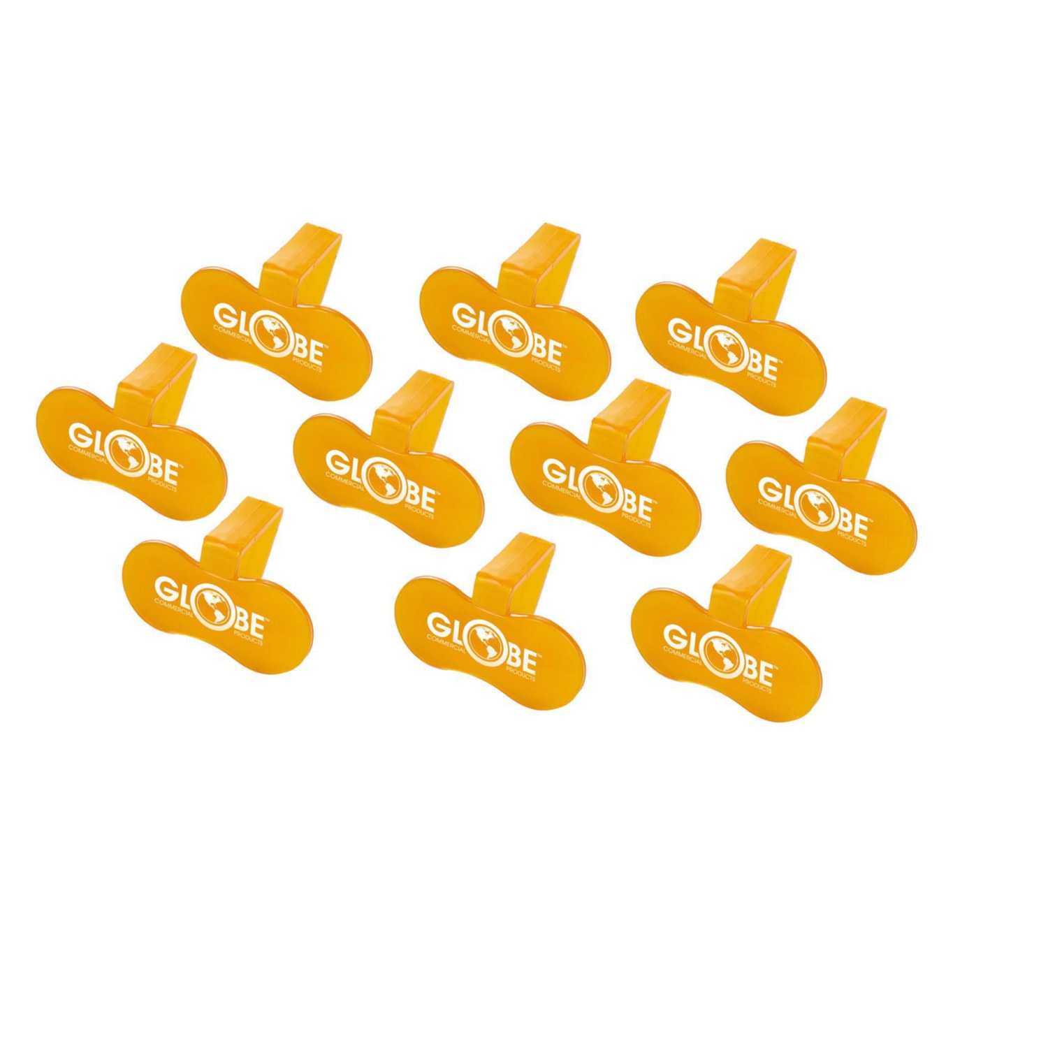 Globe Commercial Products Powerclip Toilet Bowl Deodorizer, Orange