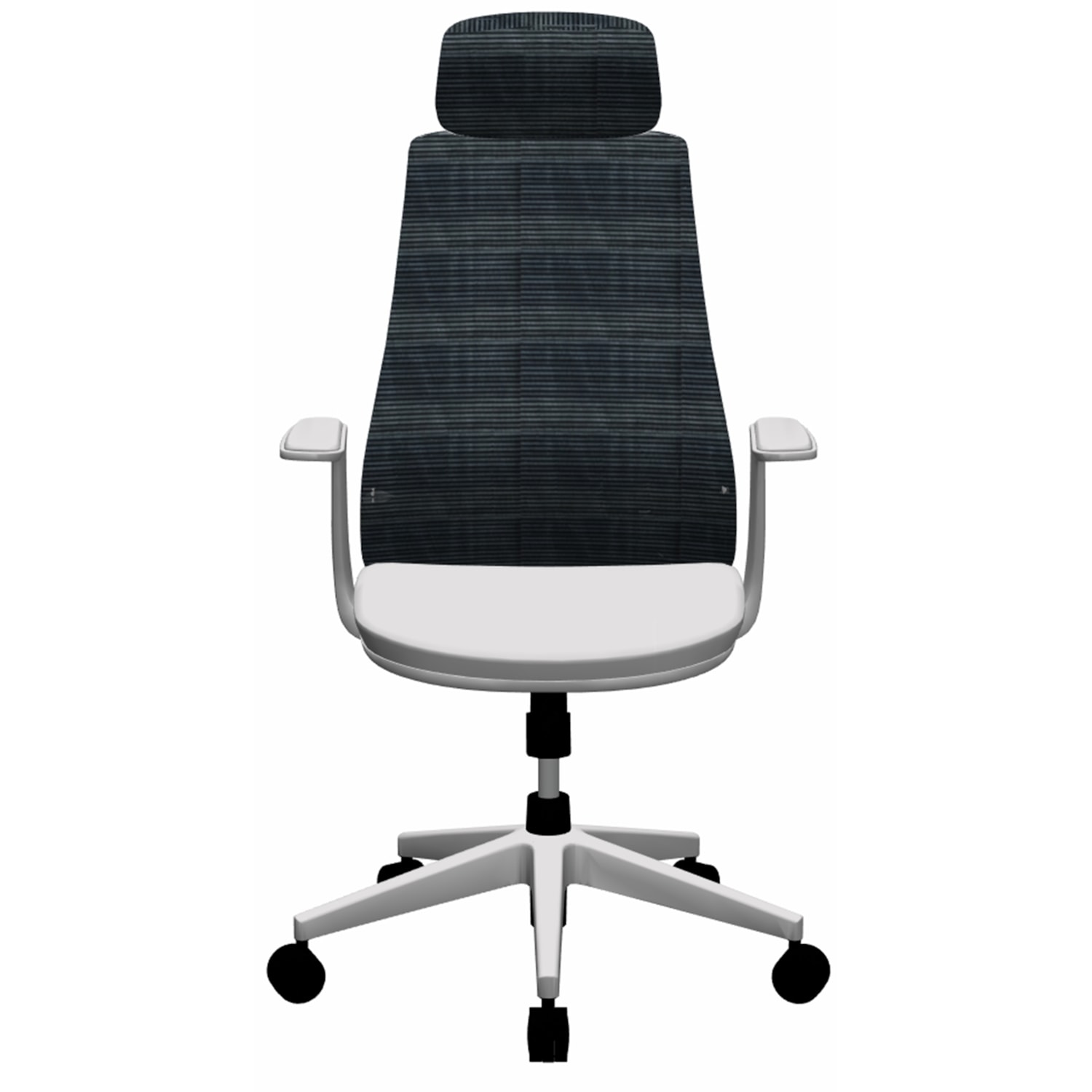 HDL Aura HighBack Chair with Adjustable Headrest, Light Grey Grand & Toy