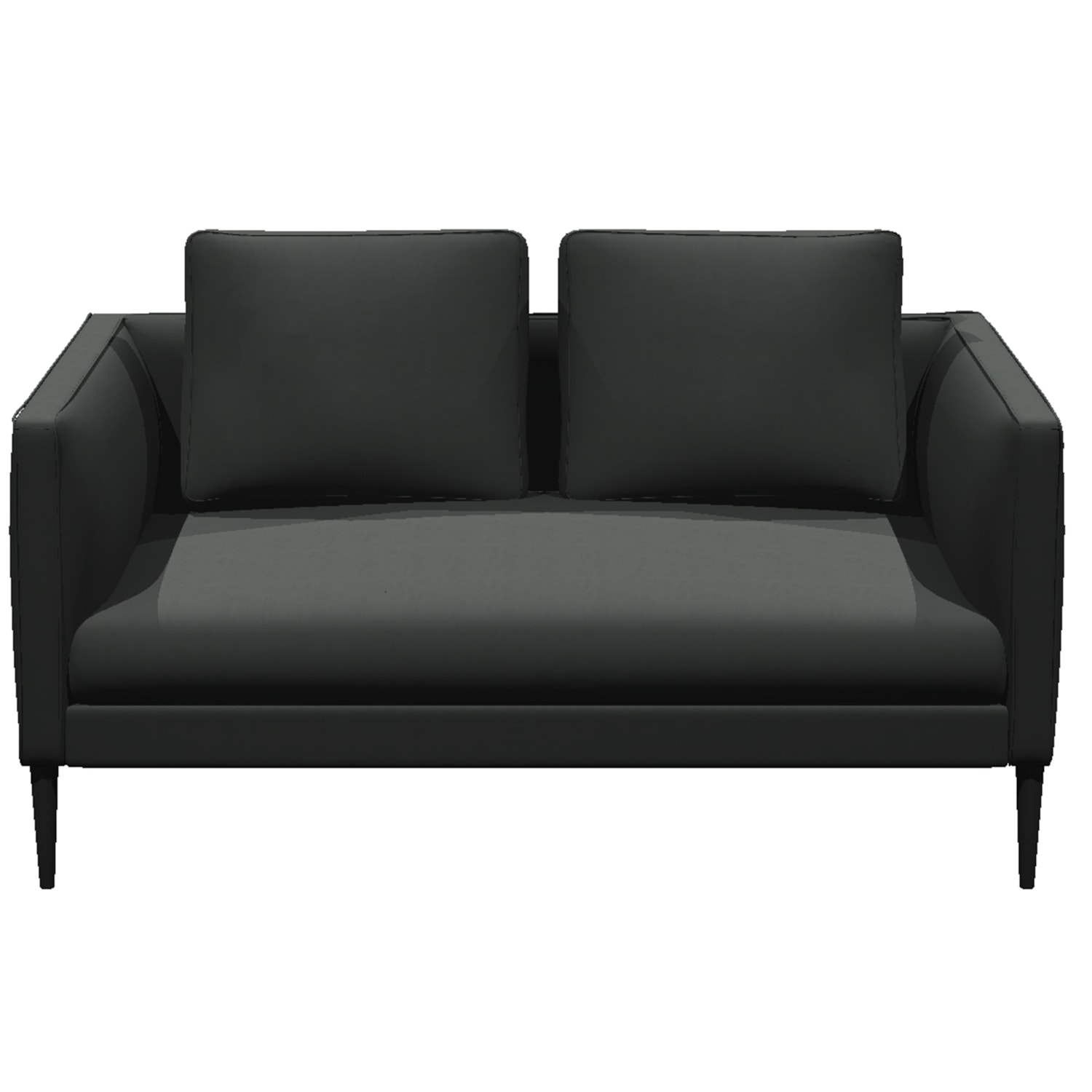 HDL Jupiter Soft Seating 2Seater Couch/Chair, Black Grand & Toy