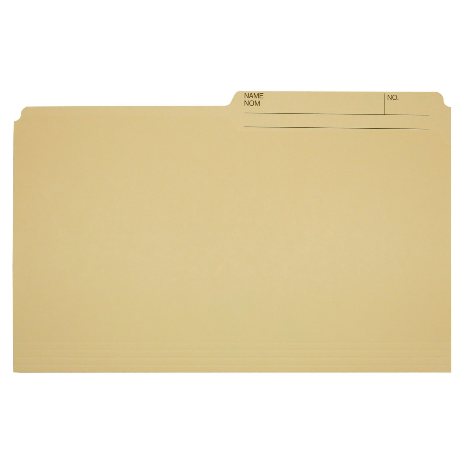 Hilroy LegalSize File Folders, Manila, Box of 100 Grand & Toy