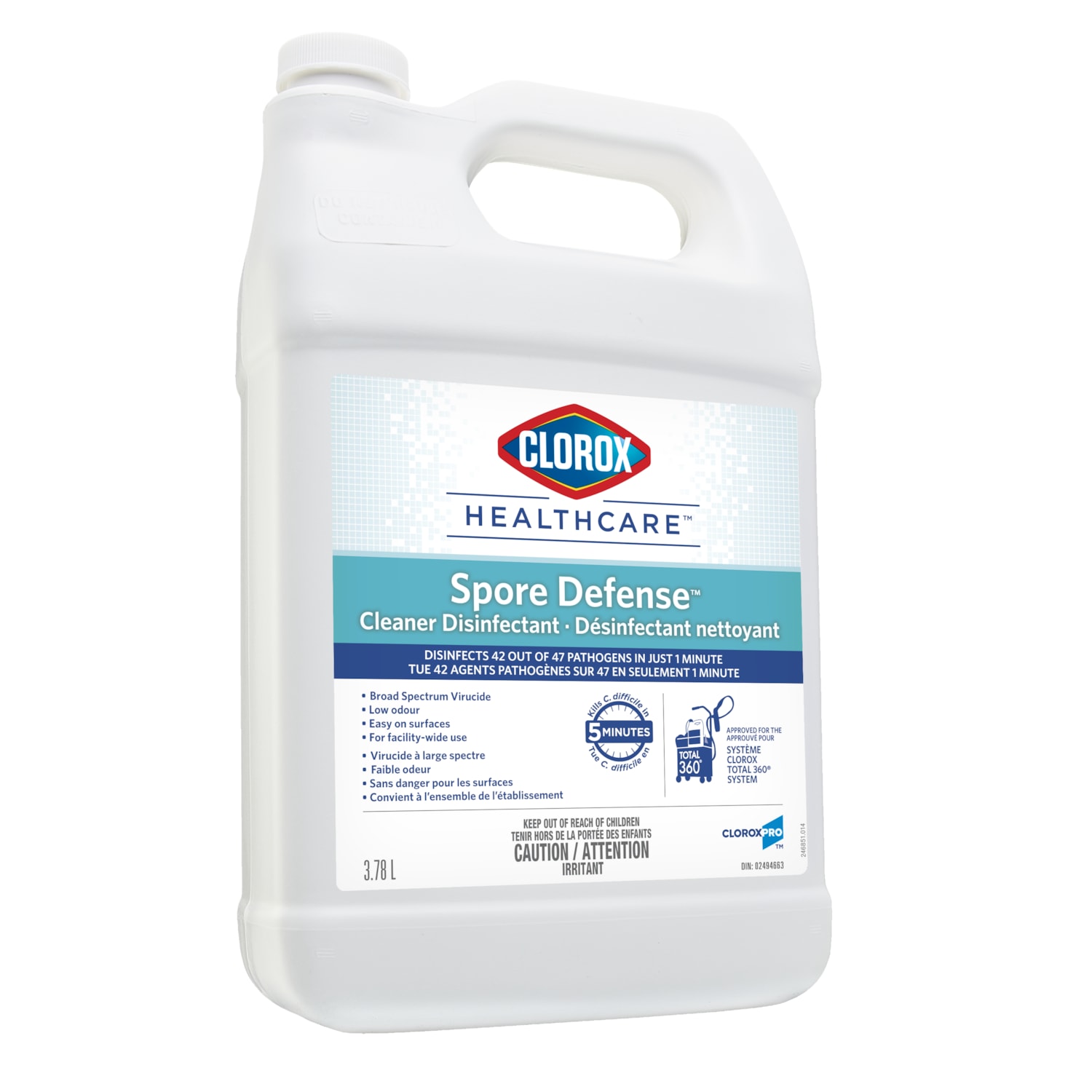 CloroxPro® Clorox Healthcare® Spore Defense Cleaner Disinfectant