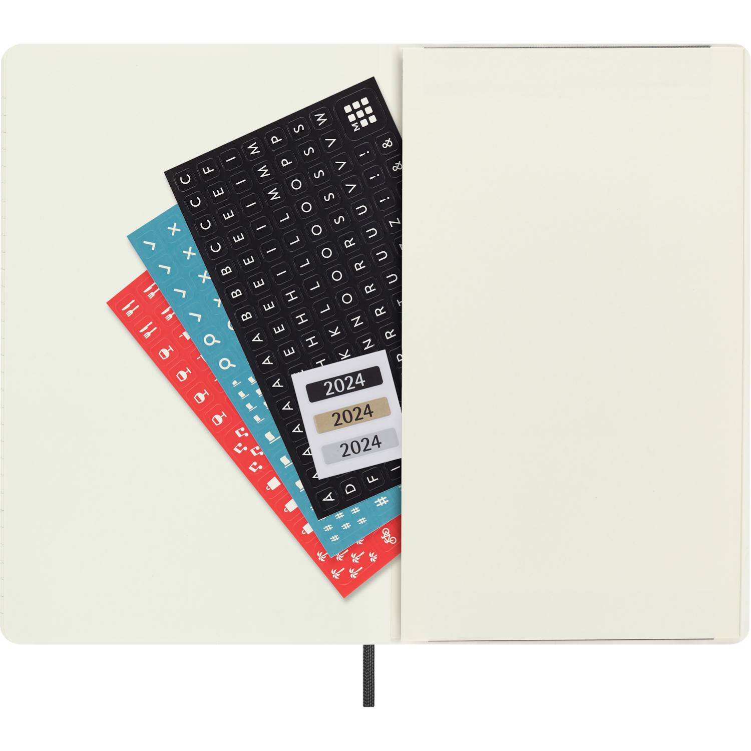 Moleskine 2024 Weekly Planner, 12M, Large, Black, Soft Cover (5 x 8.25