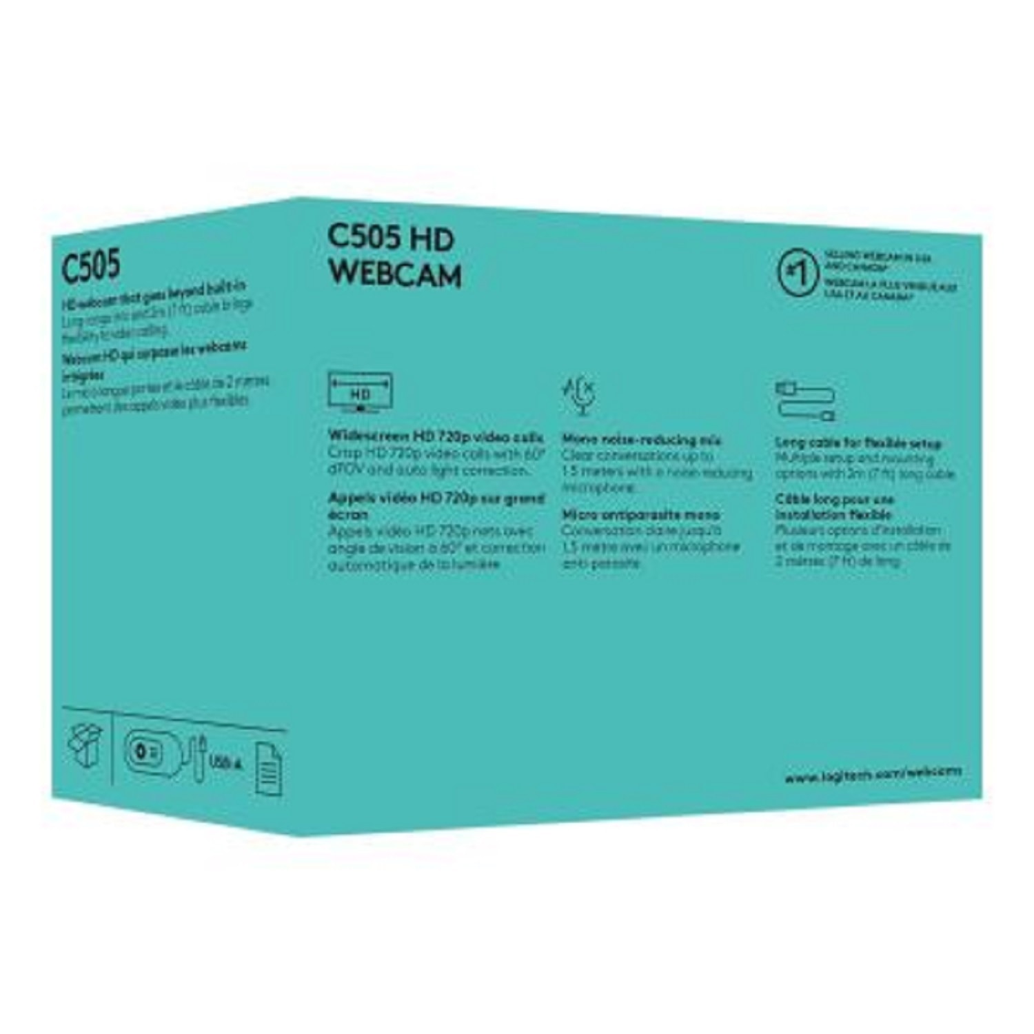 Logitech C505 webcam Grand & Toy