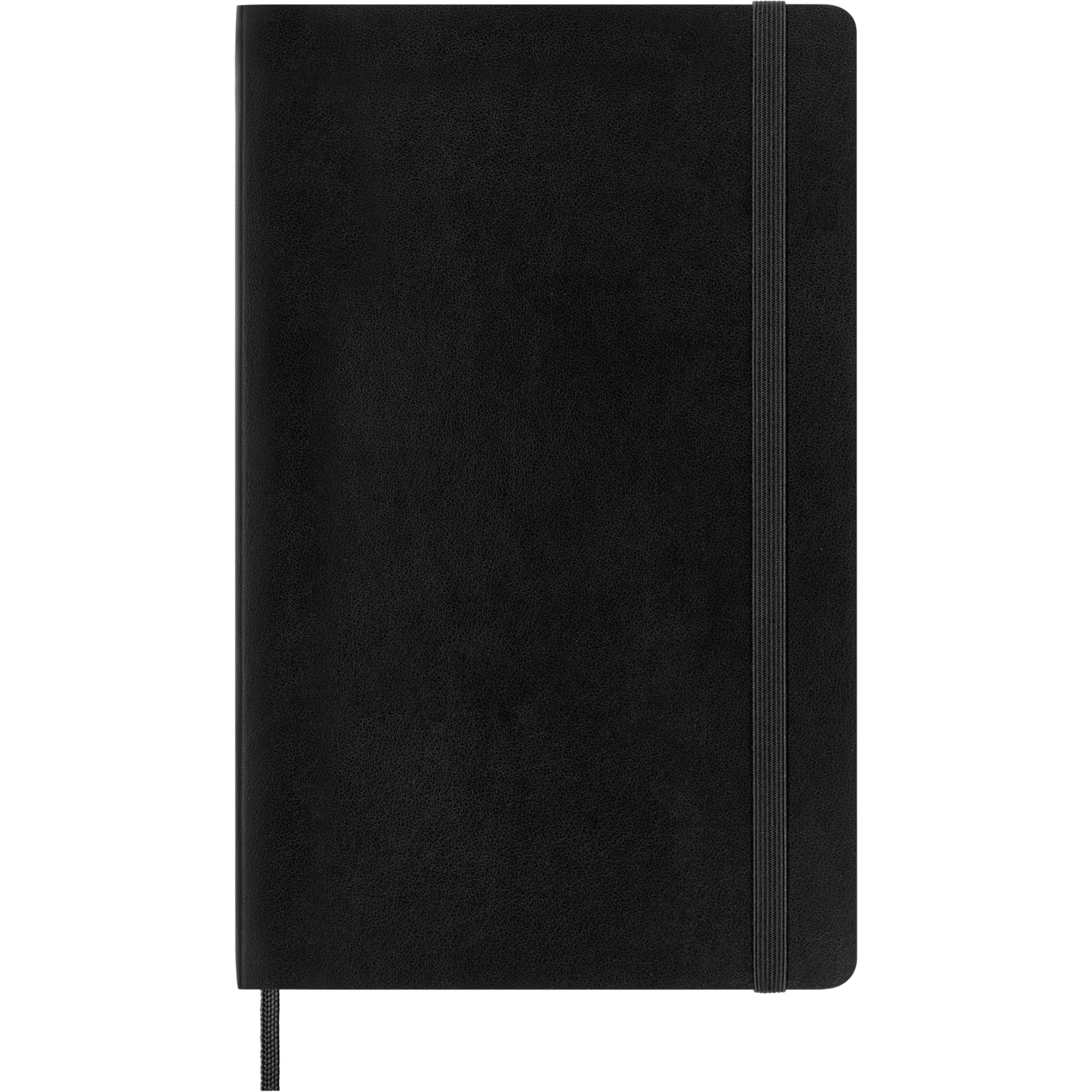 Moleskine Classic Large Softcover Notebook, Ruled, Black, 5" x 8 1/4" Grand & Toy