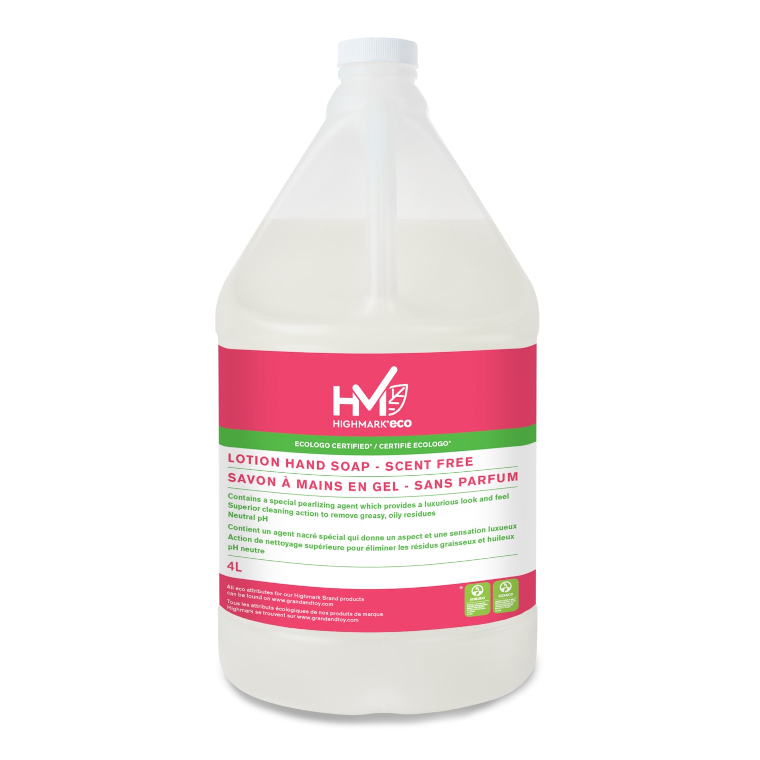 Highmark ScentFree Lotion Hand Soap 4L Grand & Toy