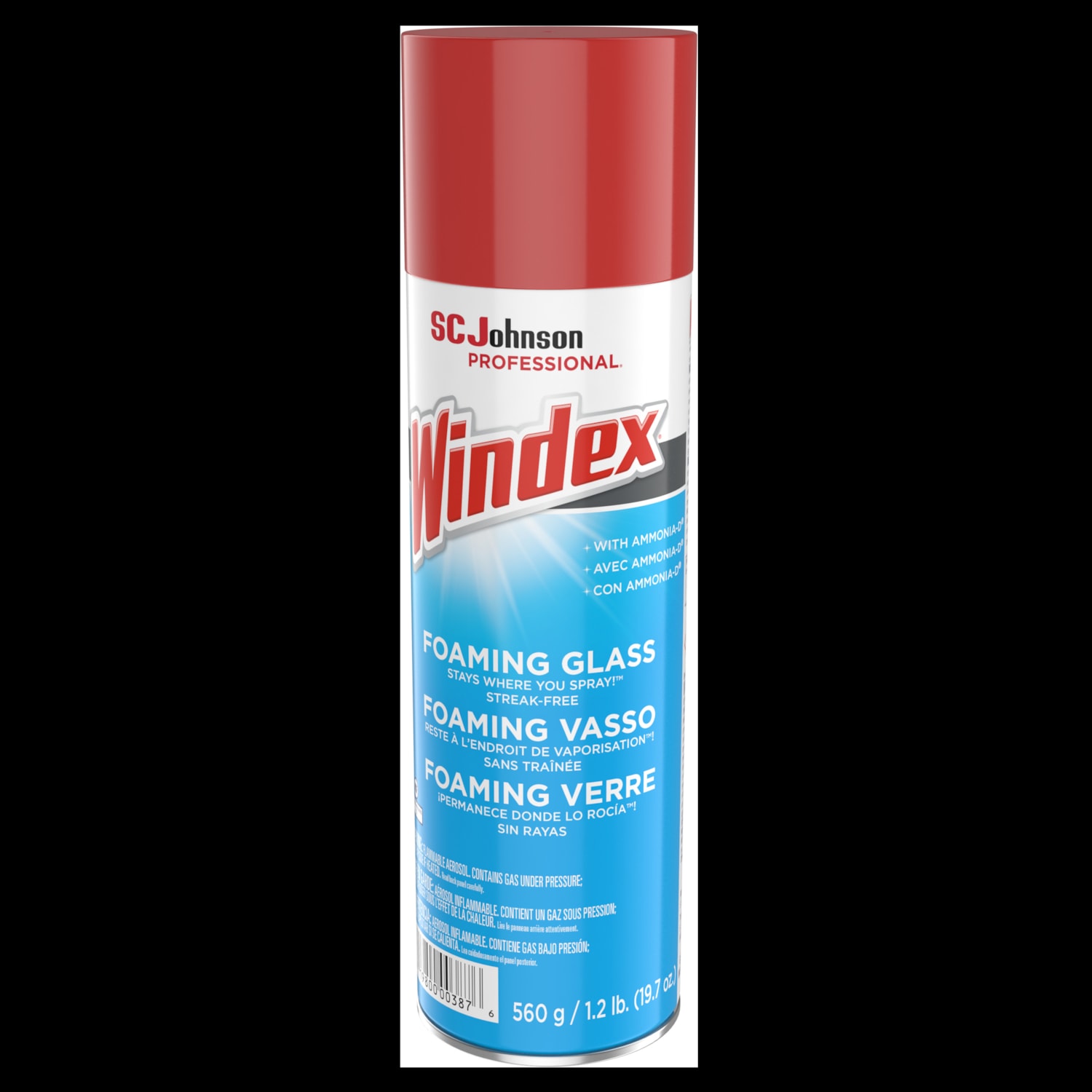 Windex Foaming Glass Cleaner, Aerosol Spray, 560 g Grand & Toy