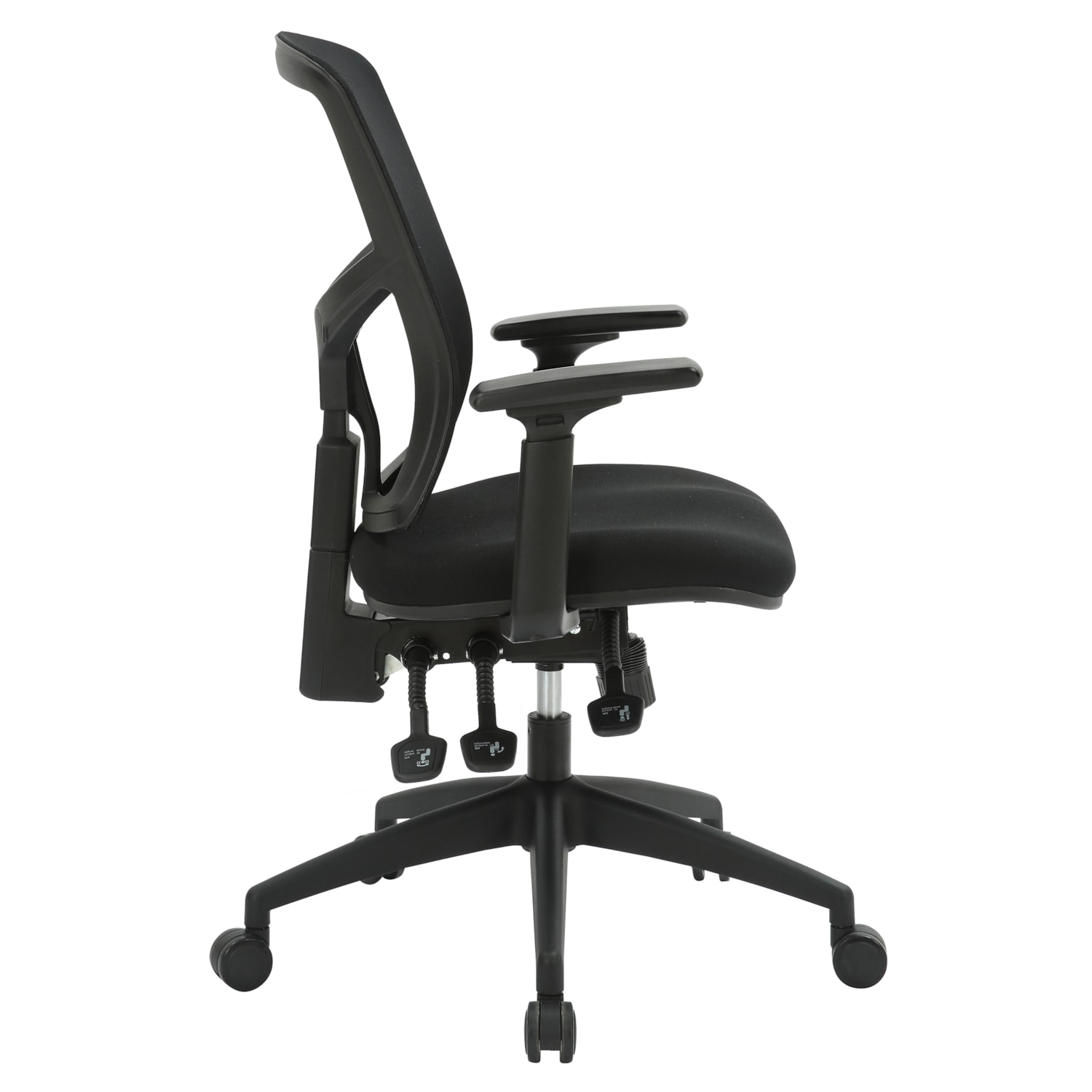 HDL Olympia MidBack MultiTilter Chair, Black Grand & Toy