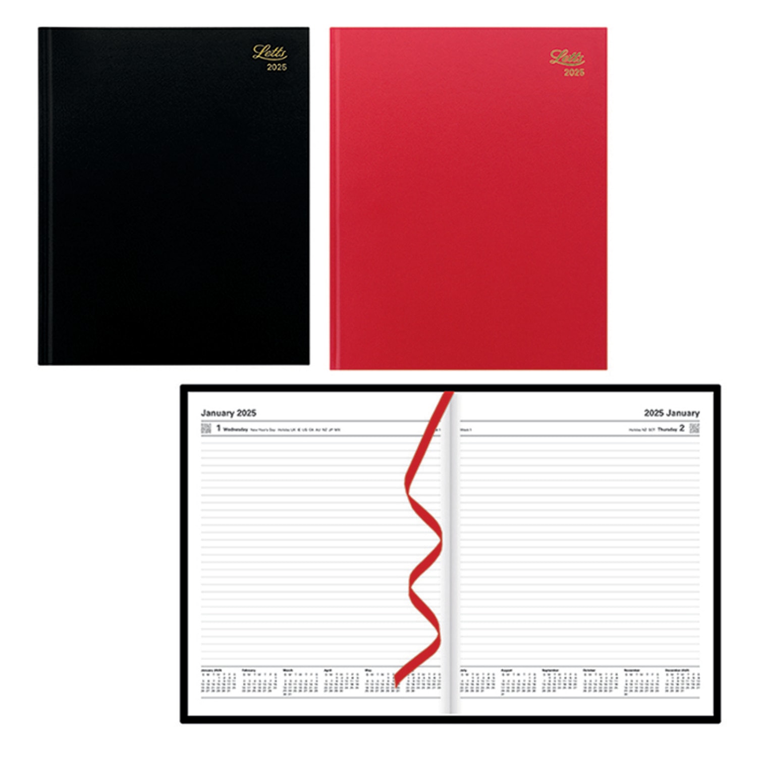 Letts 2025 Standard 12 Month Daily Planner January December 10 1 4 X letts-2025-standard-12-month-daily-planner-january-december-10-1-4-x