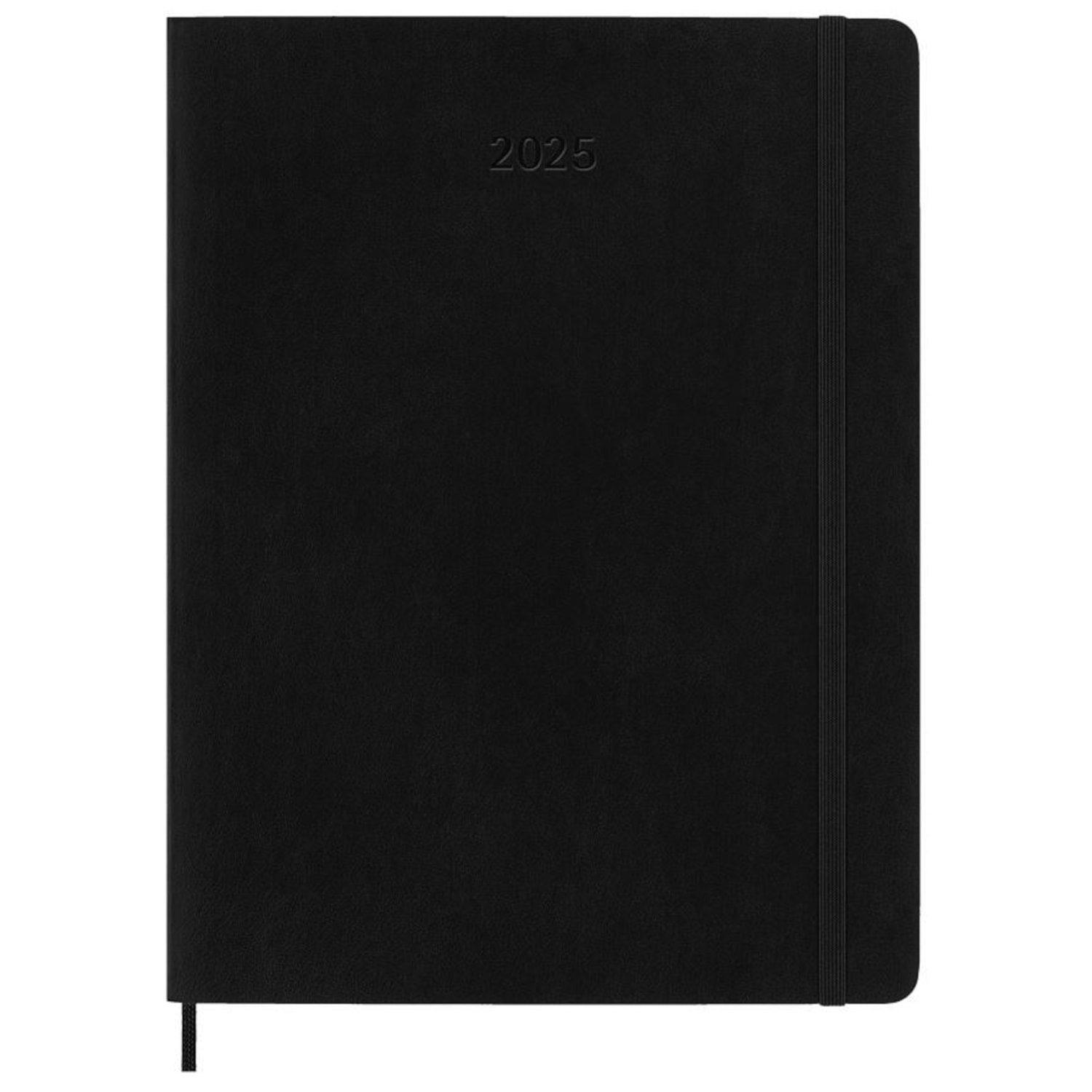 Moleskine Classic 12 Month 2025 Weekly Planner, Soft Cover, XL (7.5" x 9.75"), Black Grand & Toy